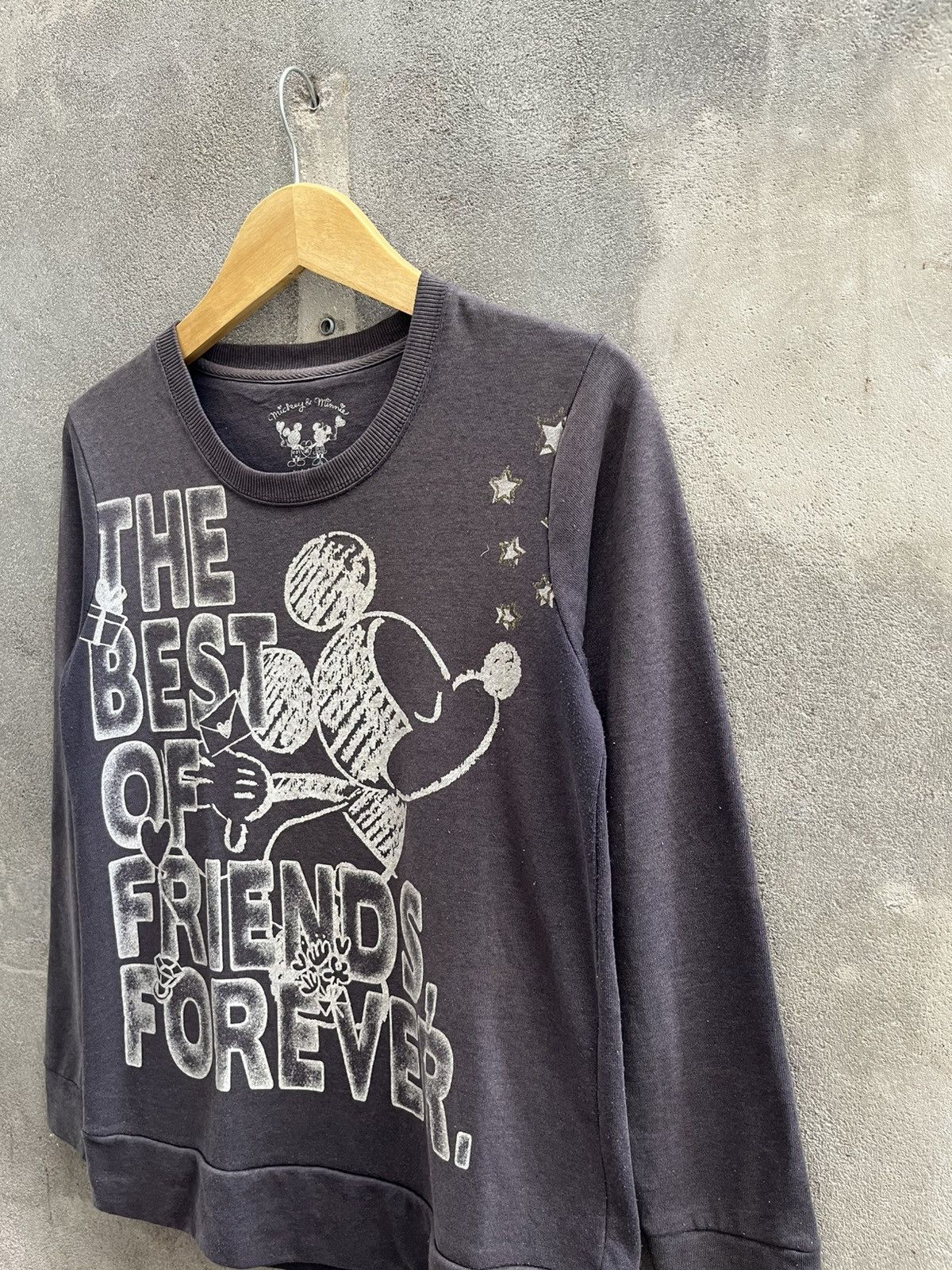 Disney × Japanese Brand × Mickey Mouse Japanese Micky Mouse Grunge Punk Crewneck Size US L / EU 52-54 / 3 - 2 Thumbnail