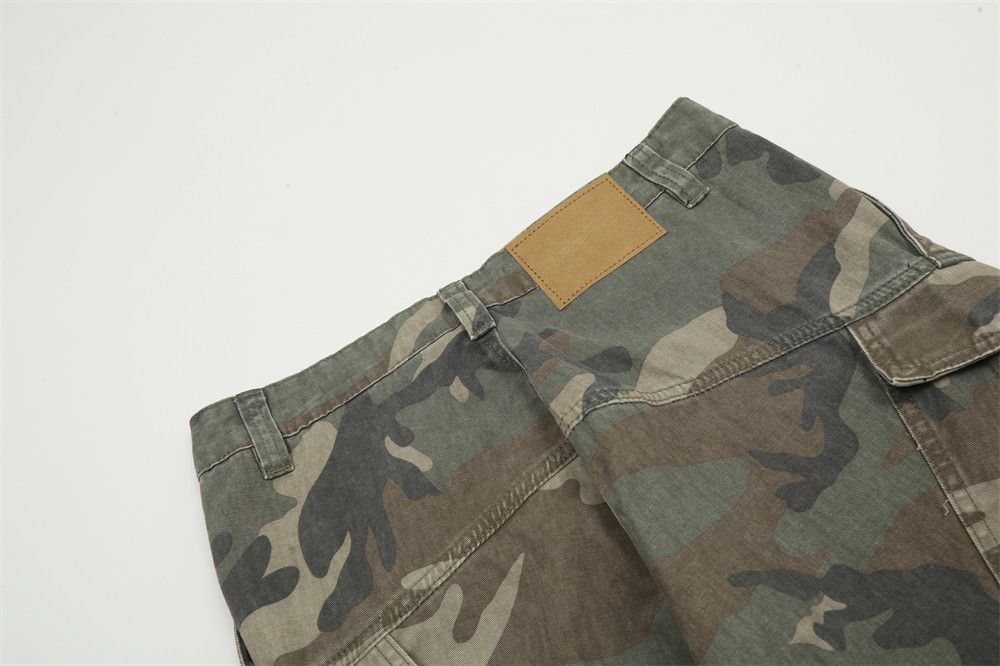Japanese Brand × Jean Vintage American washed distressed camouflage loose jeans Size US 34 / EU 50 - 5 Thumbnail