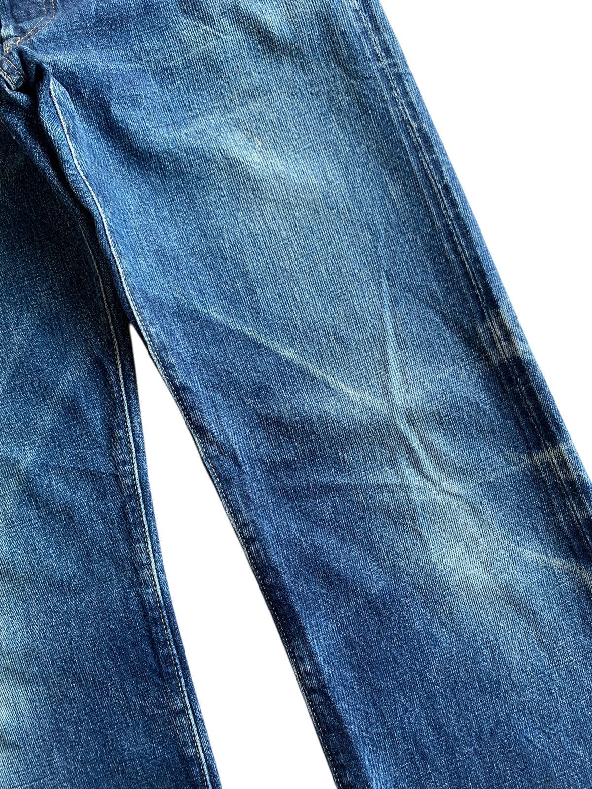 Sugar Cane VINTAGE SWING CHOP SELVEDGE FADED & RUSTY DISTRESSED DENIM Size US 29 - 18 Thumbnail
