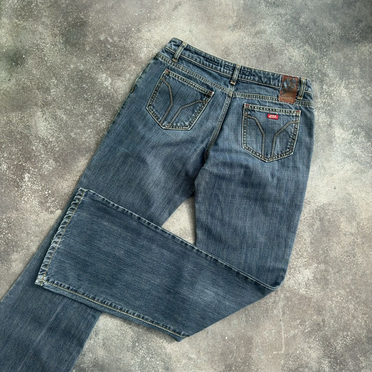 Japanese Brand × Miss Sixty × Vintage Miss Sixty Vintage Washed Flared Denim Jeans Size 29" - 2 Thumbnail