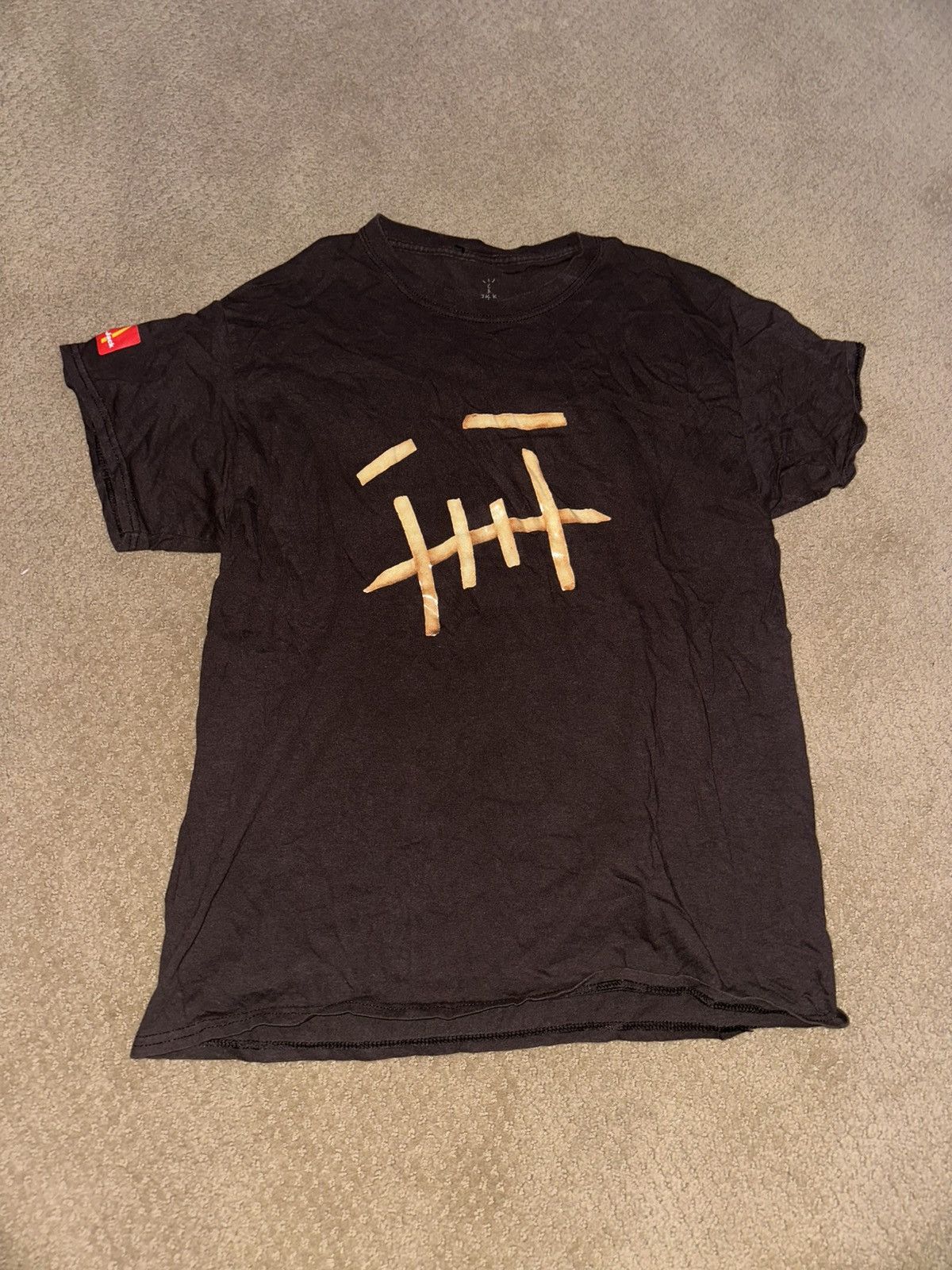 Travis Scott Travis Scott x McDonalds Fry Tee Size US M / EU 48-50 / 2 - 1 Thumbnail