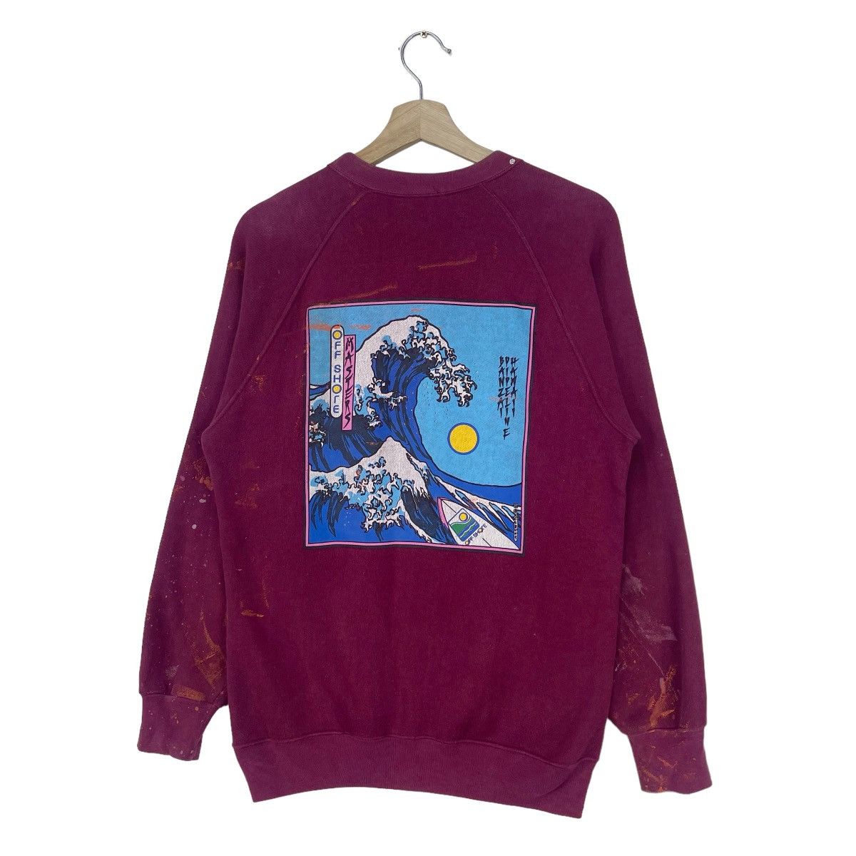 Vintage 80’s Offshore Banzai Pipeline Hawaii Sweatshirt Size US M / EU 48-50 / 2 - 3 Thumbnail