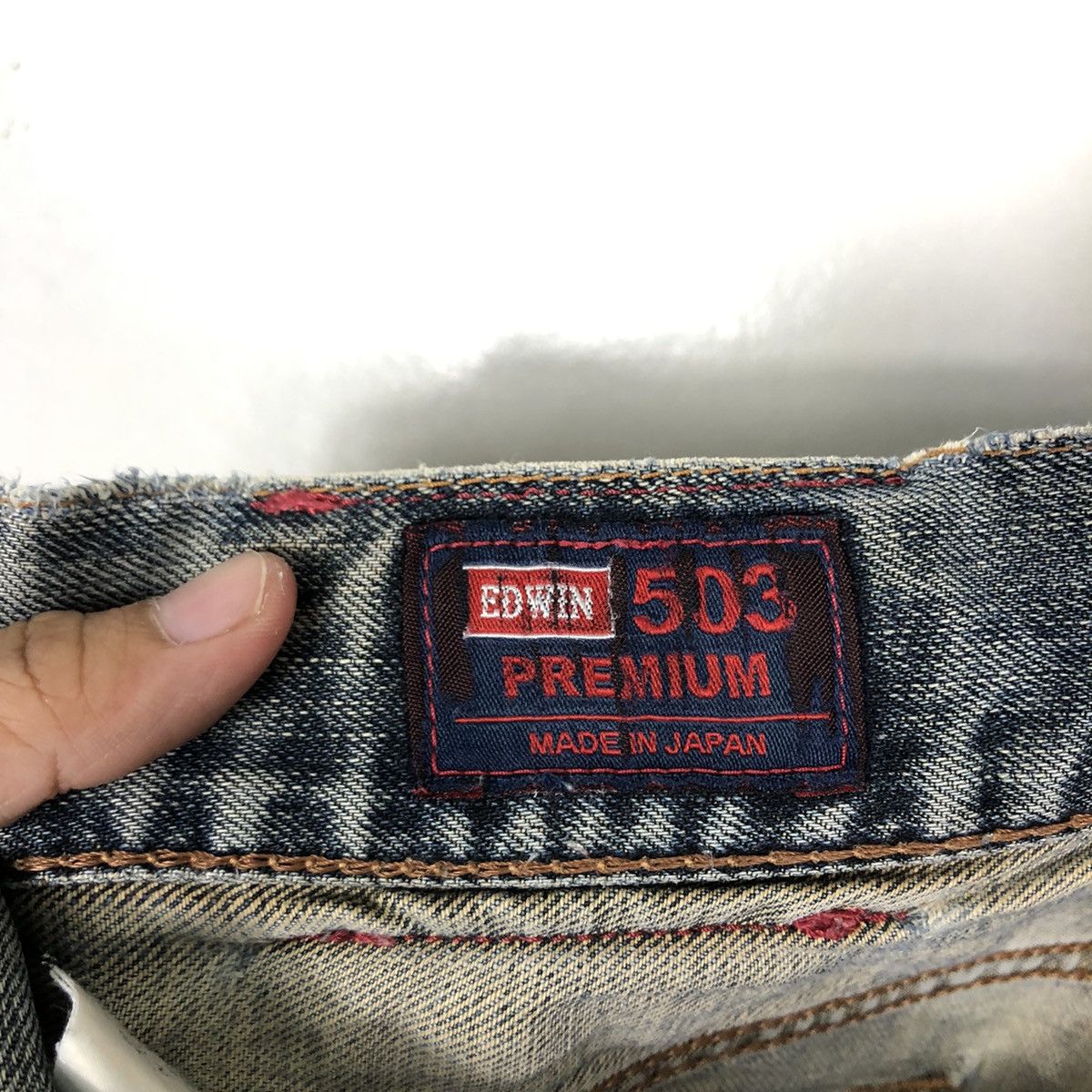 Japanese Brand ☄️90’s DISTRESSED DENIM JEANS EDWIN 503 MADE IN JAPAN Size US 30 / EU 46 - 17 Thumbnail