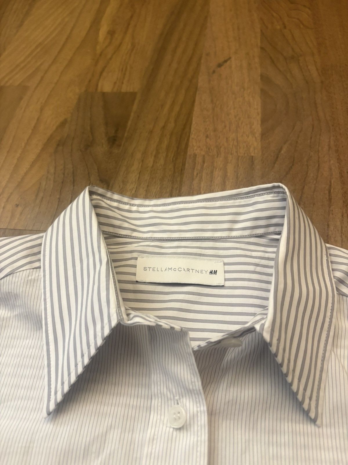 Stella McCartney Stella McCartney x H&M Oversized Striped Monogram Shirt l M Size M / US 6-8 / IT 42-44 - 4 Thumbnail
