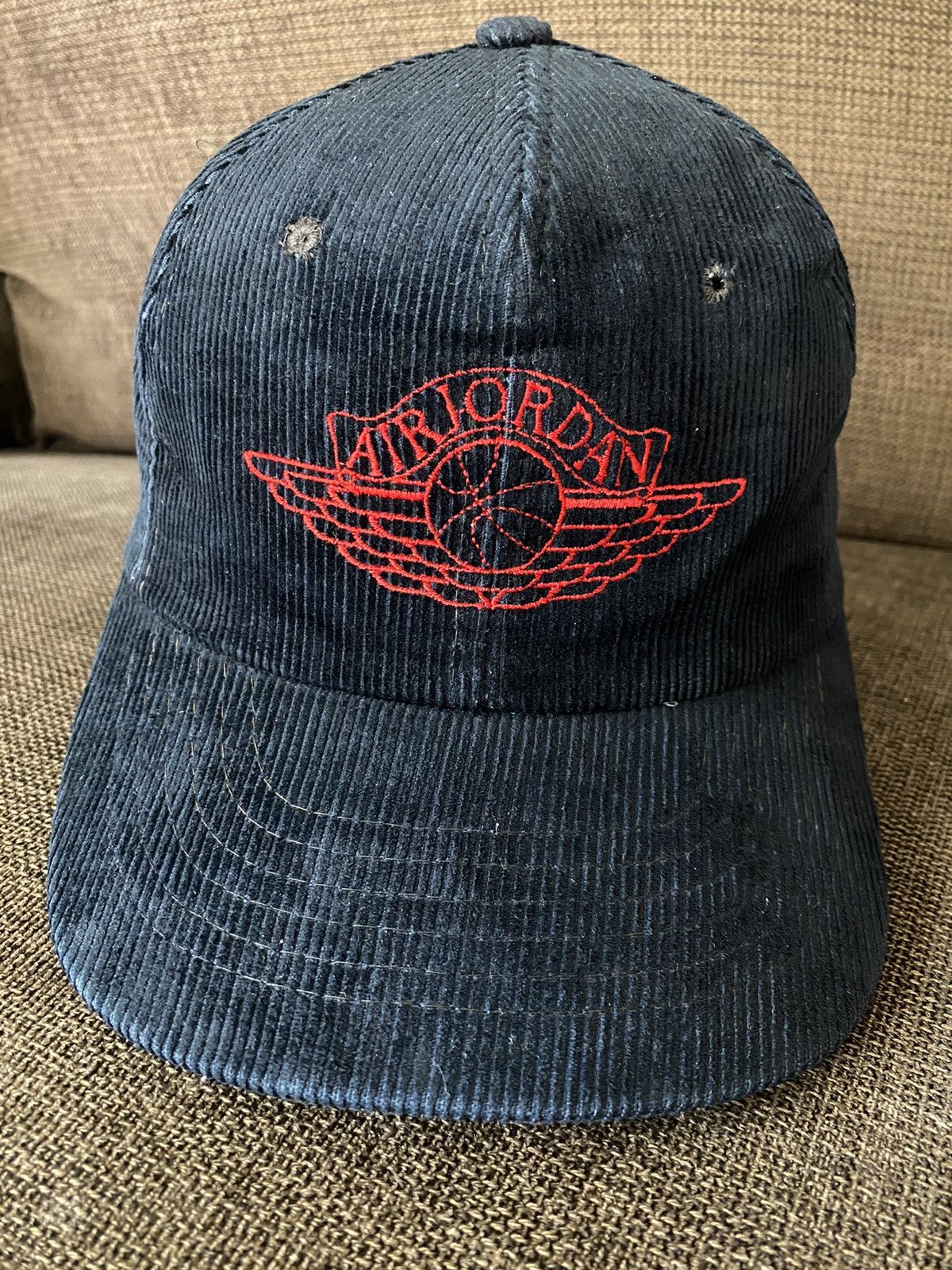 Nike × Vintage Very RARE Vintage Nike Ballwings 1985 Corduroy Cap Size ONE SIZE - 1 Thumbnail