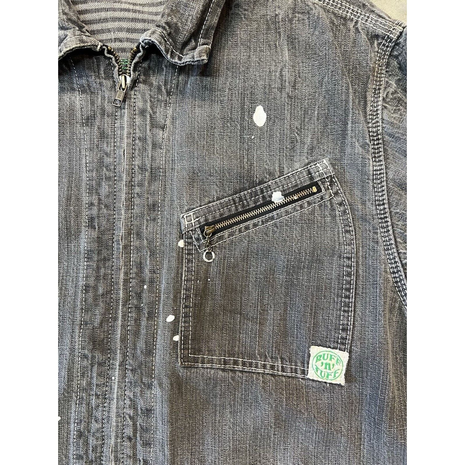 MasterPiece Masterpiece Ruff N Tuff Denim Jacket Black Size Large Japan Size US L / EU 52-54 / 3 - 5 Thumbnail