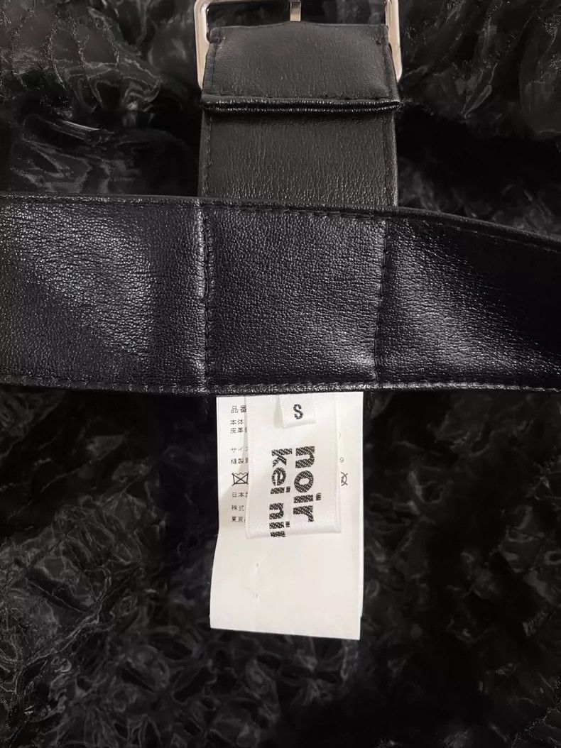Comme des Garcons Comme Des Garcons Black tulle pleated leather suspender wa Size S / US 4 / IT 40 - 8 Thumbnail