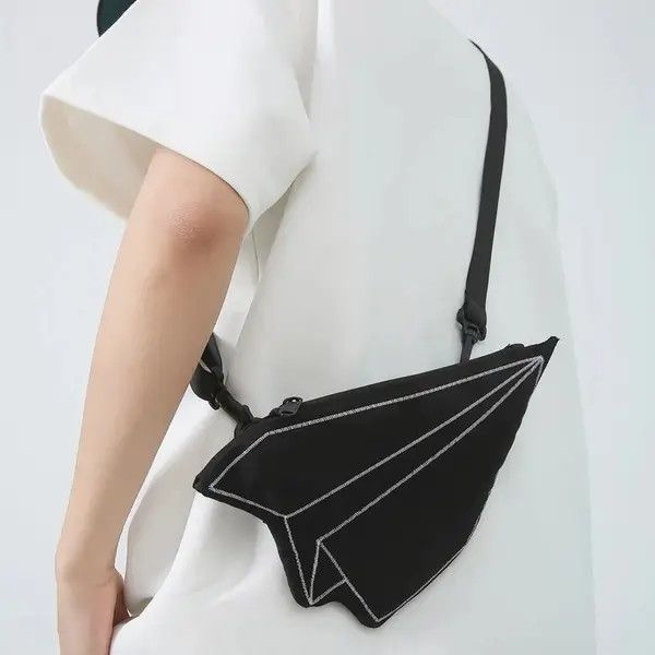 VIBE Fashion y2k contrast thread fanny pack grunge shoulder bag Size ONE SIZE - 1 Thumbnail