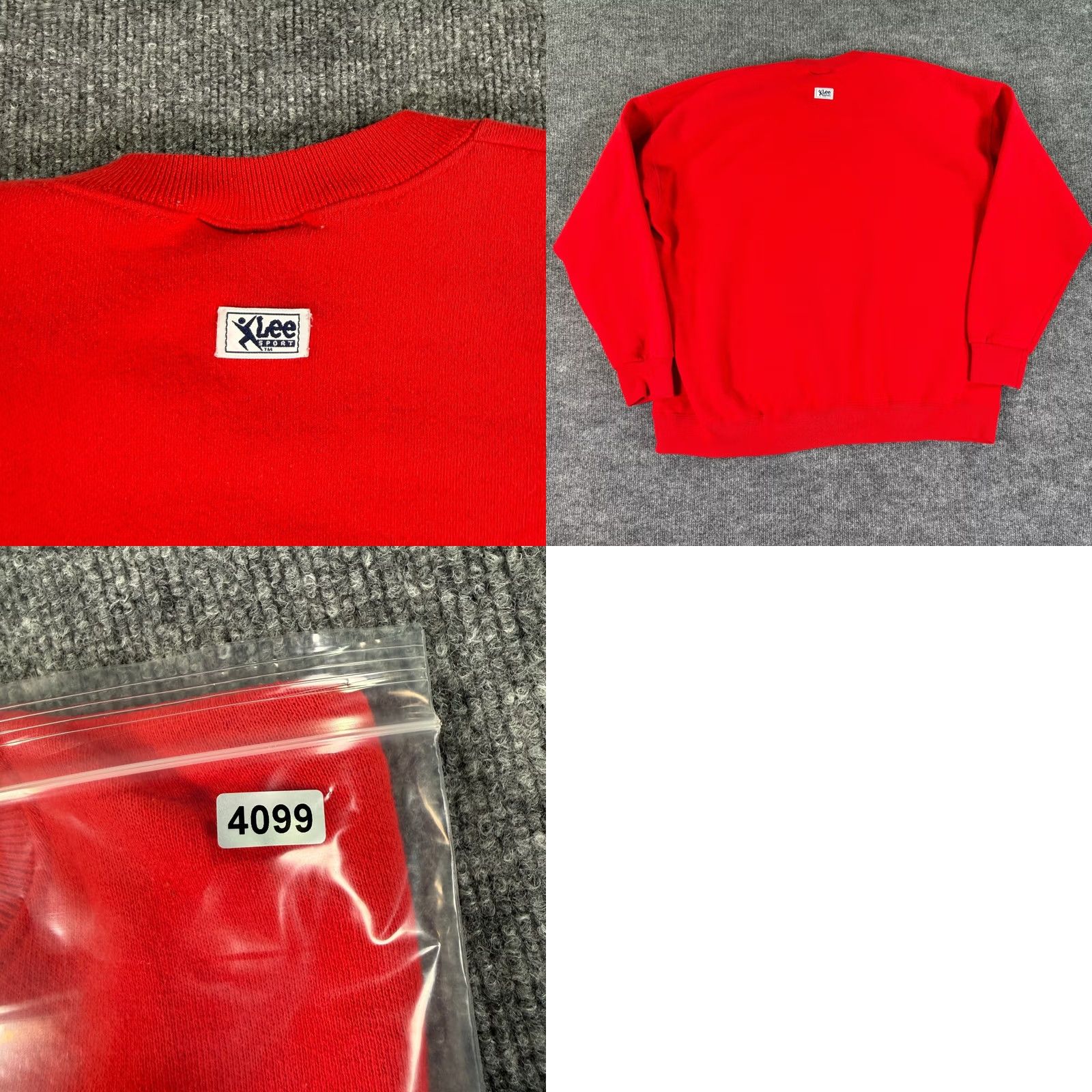 Lee VINTAGE Lee Sport Sweatshirt KC Chiefs Red 2XL Crewneck Mens Embroidered Logo Graphic Print Oversized Football 90s Size US XXL / EU 58 / 5 - 8 Thumbnail