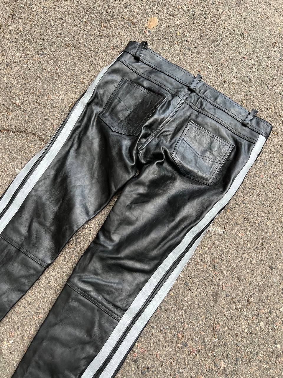 Leather × Vintage Vintage Y2K Motorcycle Leather Opium Pants Carti Style Size US 34 / EU 50 - 6 Thumbnail