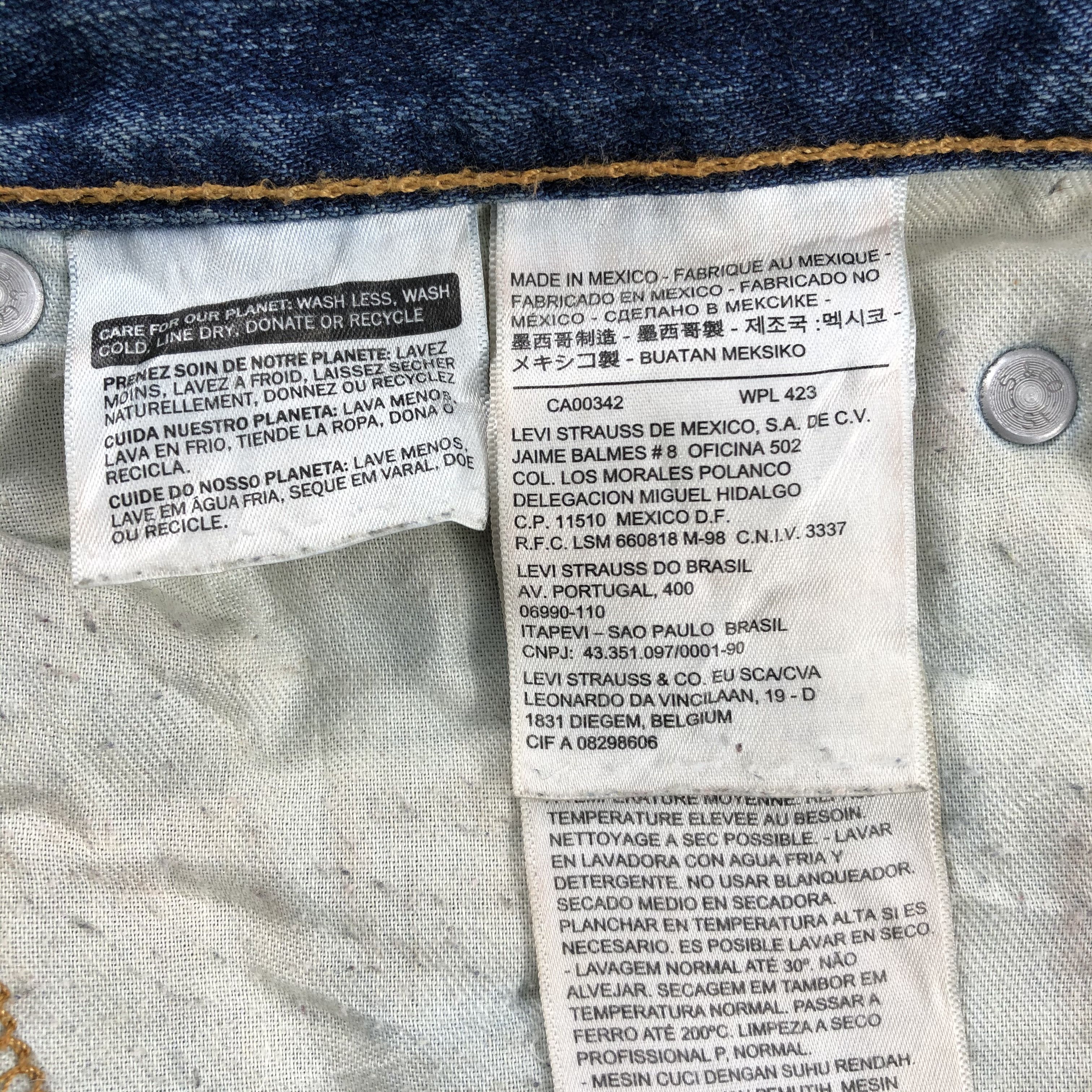 Levi's × Vintage Vintage Levis 511 Jeans-JM1219 Size US 32 / EU 48 - 11 Thumbnail
