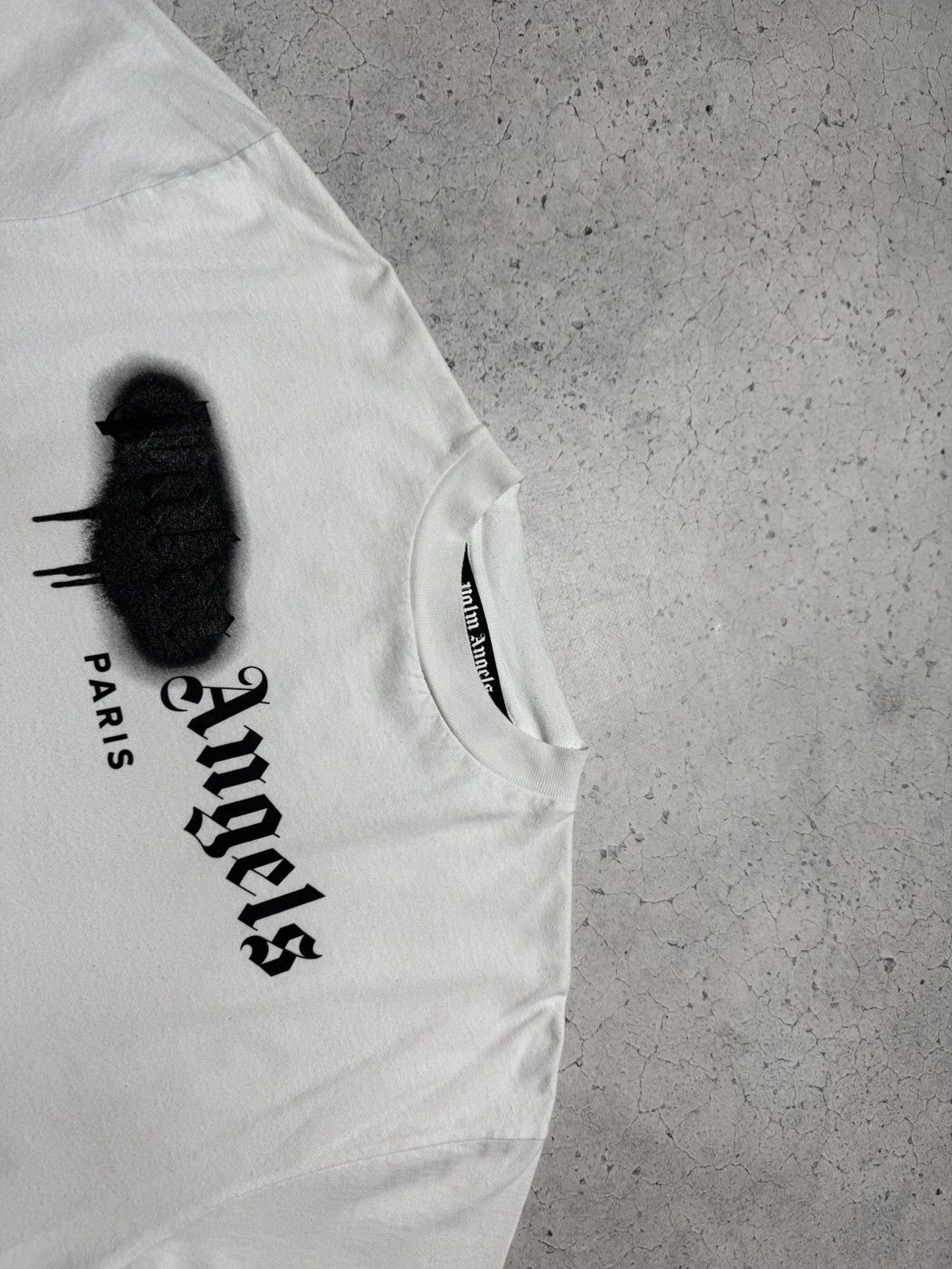 Palm Angels Palm Angels Luxury White Big Logo T-Shirt Size US M / EU 48-50 / 2 - 5 Thumbnail
