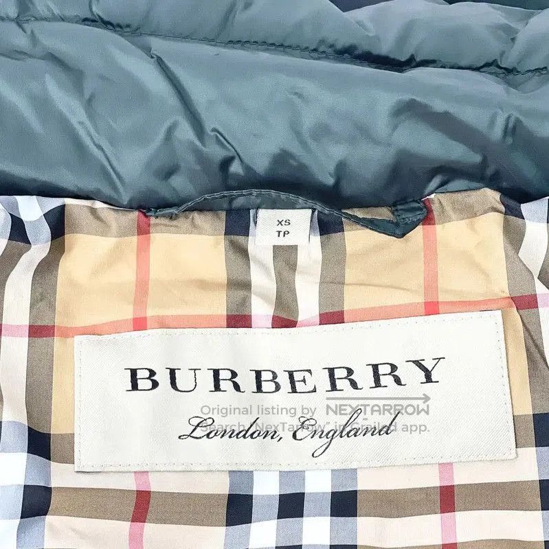 Burberry Burberry Green Cotton Women's Puffer Jacket. Size XS / US 0-2 / IT 36-38 - 9 Thumbnail