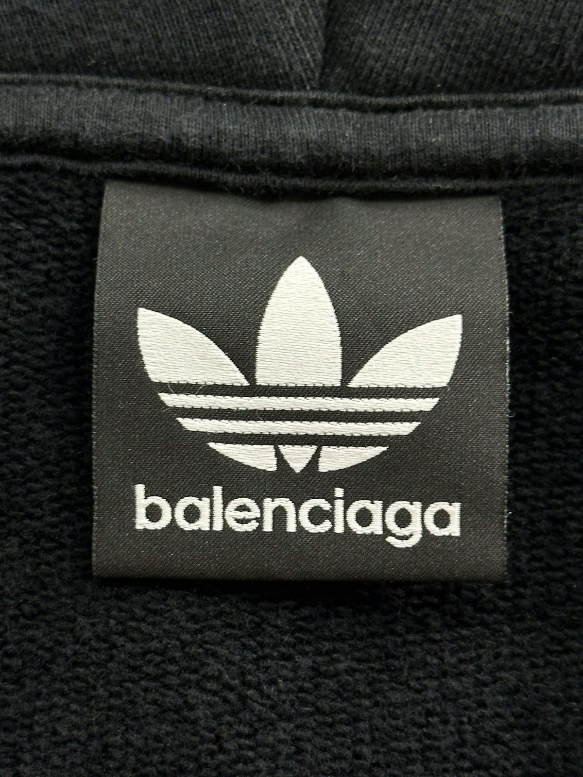 Balenciaga Balenciaga Adidas Trefoil Hoodie in Black 5 Size US XXL / EU 58 / 5 - 3 Thumbnail