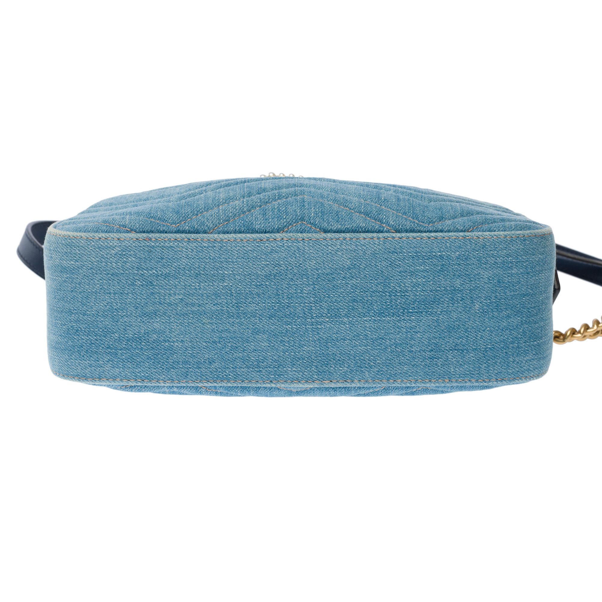 Gucci GUCCI Marmont in Blue Denim Size ONE SIZE - 11 Thumbnail