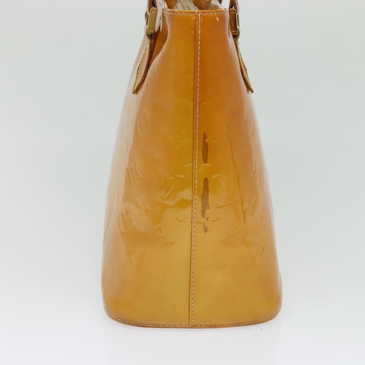 Louis Vuitton LOUIS VUITTON Monogram Vernis Houston Hand Bag Beige M91004 Size ONE SIZE - 3 Thumbnail