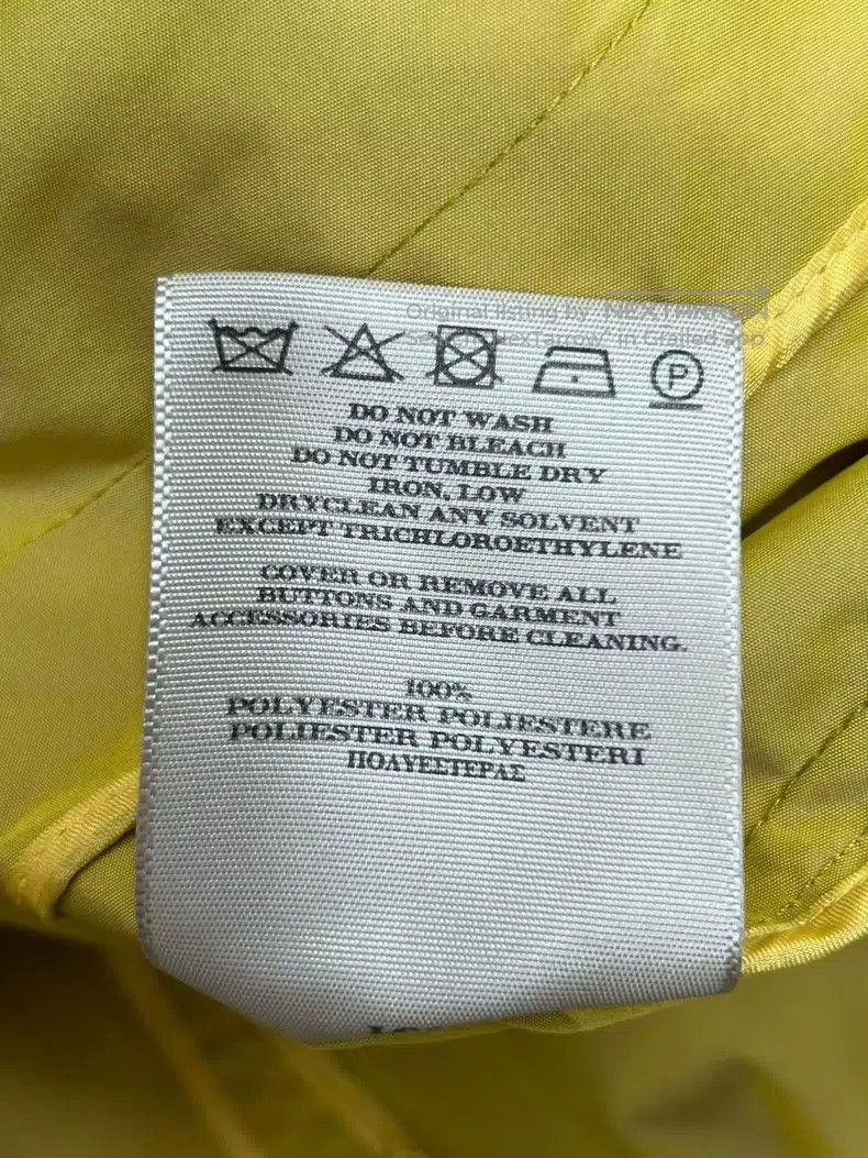 Burberry Burberry Yellow Double-Breasted Trench Coat Size UK4i Size XXS / US 00 / IT 34 - 5 Thumbnail