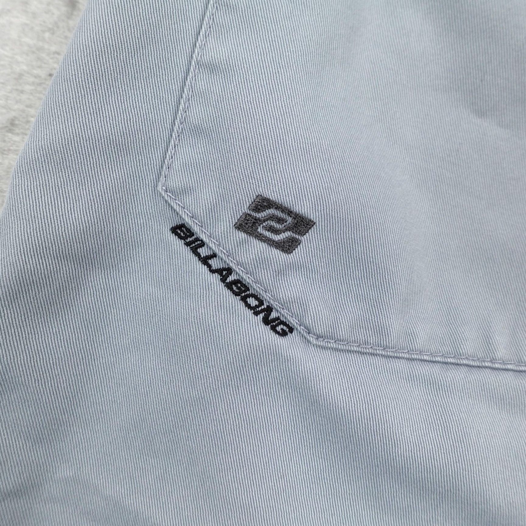 Billabong VINTAGE Billabong Shorts Mens 34 Blue Gray Chino Baggy Skateboarding Skater Y2K Size US 34 / EU 50 - 5 Thumbnail