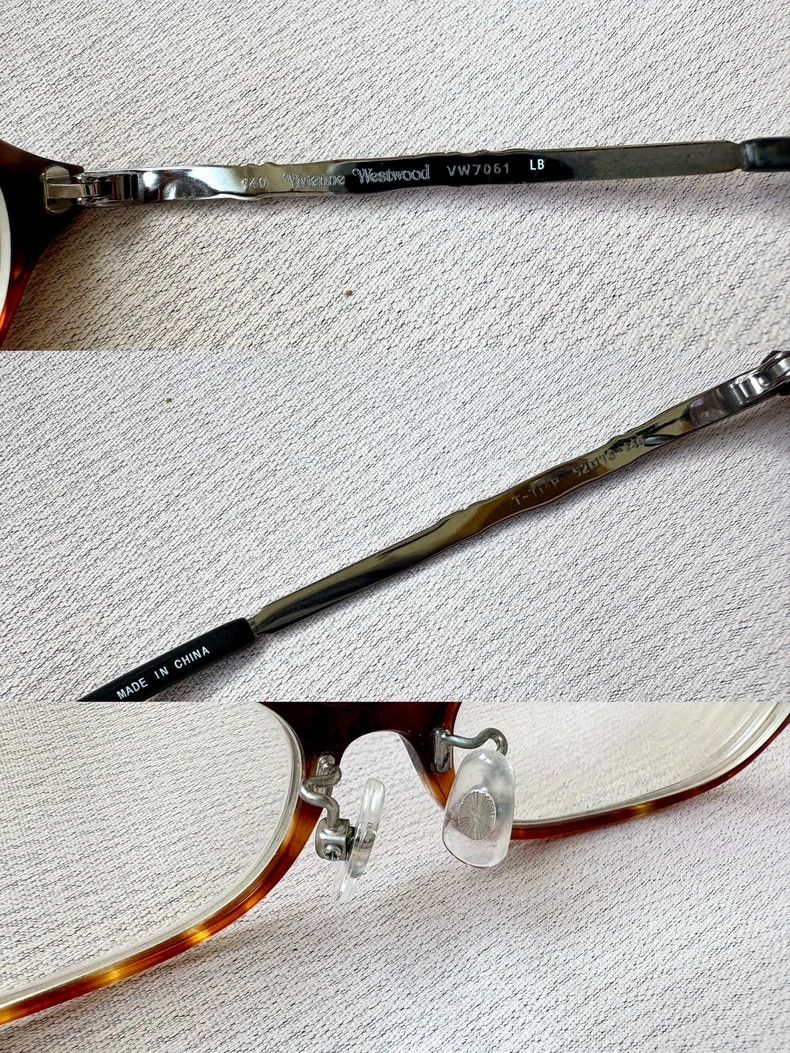 Vivienne Westwood Vivienne Westwood Vintage Brown Tortoise Saturn Glasses Size ONE SIZE - 5 Thumbnail