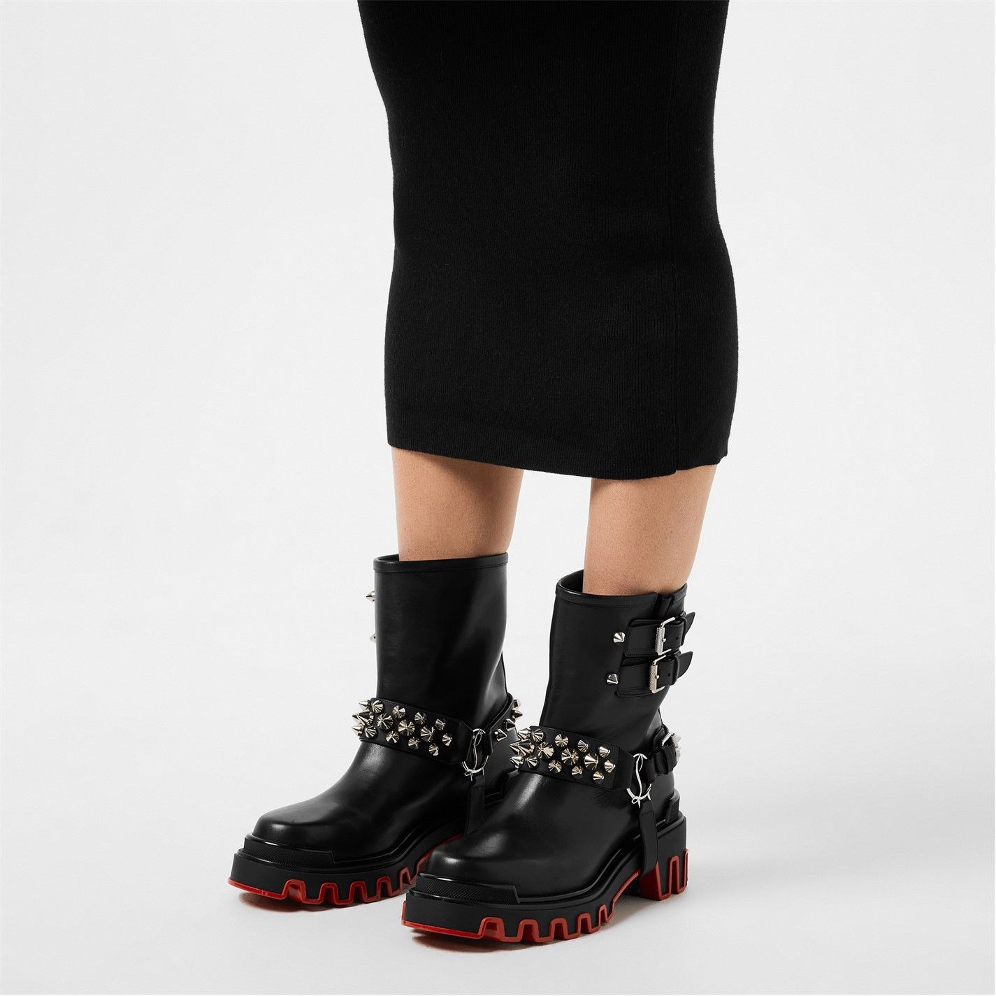 Christian Louboutin 3240736 B439 Dune Bike Flat Size US 7 / IT 37 - 6 Thumbnail