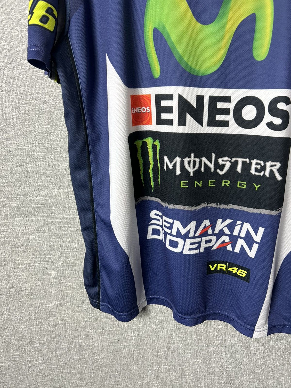 NASCAR Valentino Rossi VR46 Yamaha The Doctor Racing Jersey Tee Size US XL / EU 56 / 4 - 4 Thumbnail
