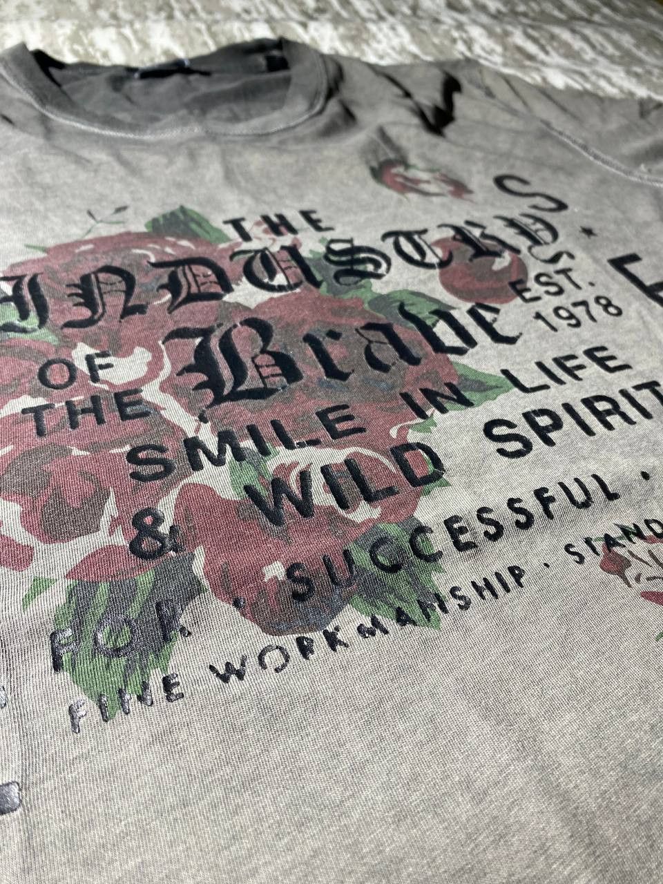 Diesel × Vintage Y2K Diesel Dirt Print Tshirt tee shirt top distressed effect Size US XL / EU 56 / 4 - 5 Thumbnail