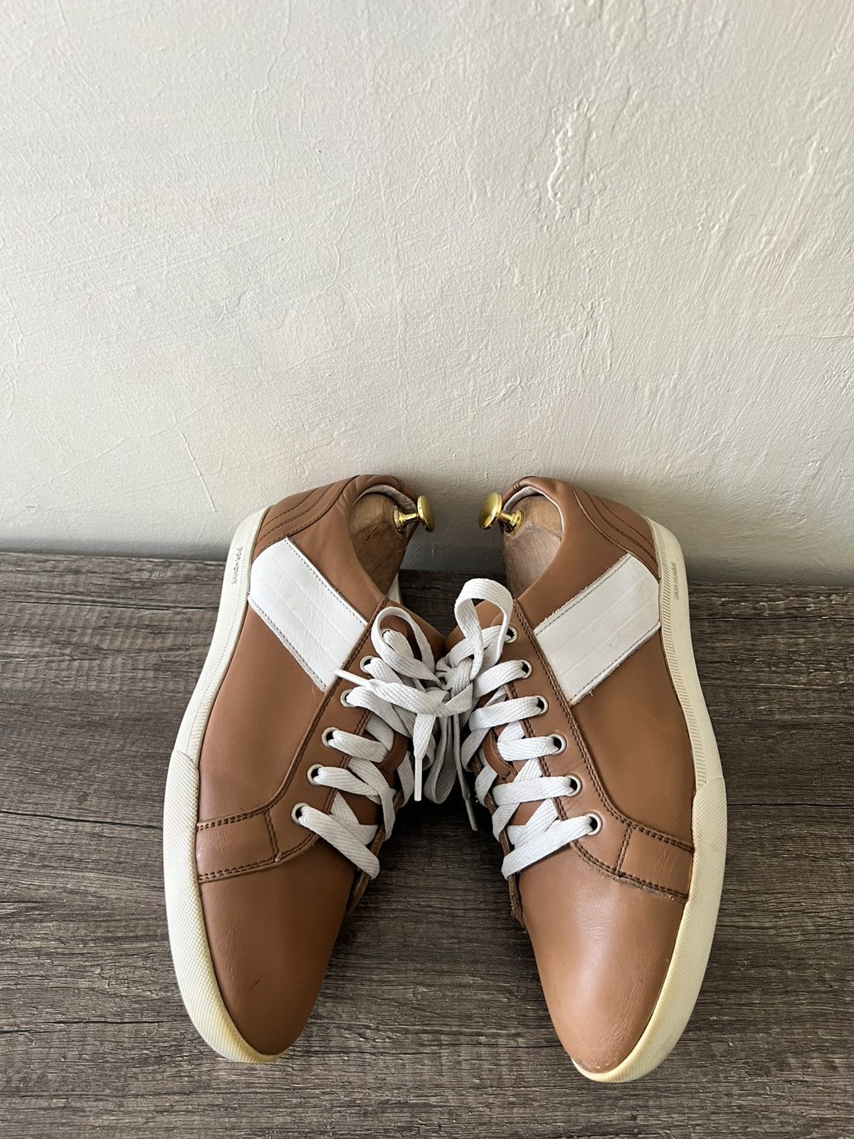 Dior DIOR B01 INSPIRED LOW-TOPS IN TAN/WHITE 🤎 Size US 8 / EU 41 - 6 Thumbnail