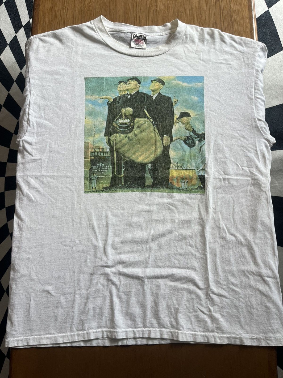 Arts & Science Vintage Norman Rockwell 90’s Curtis Publishing Tshirt Size US XL / EU 56 / 4 - 3 Thumbnail