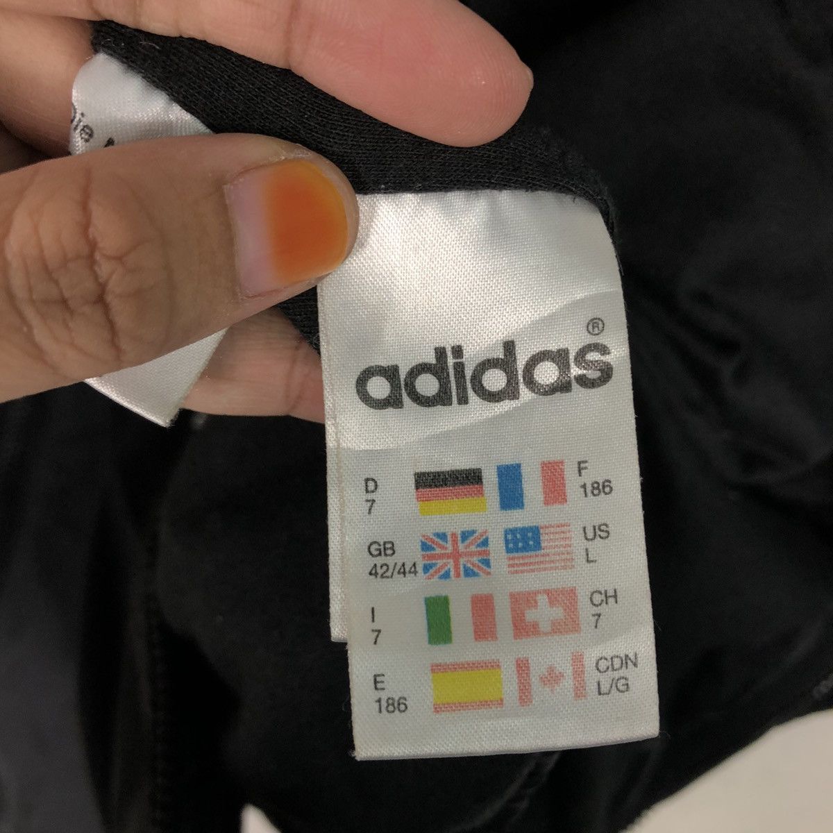 Adidas 📌Vintage Bomber Light Jacket Rich Black Adidas Size US L / EU 52-54 / 3 - 20 Thumbnail