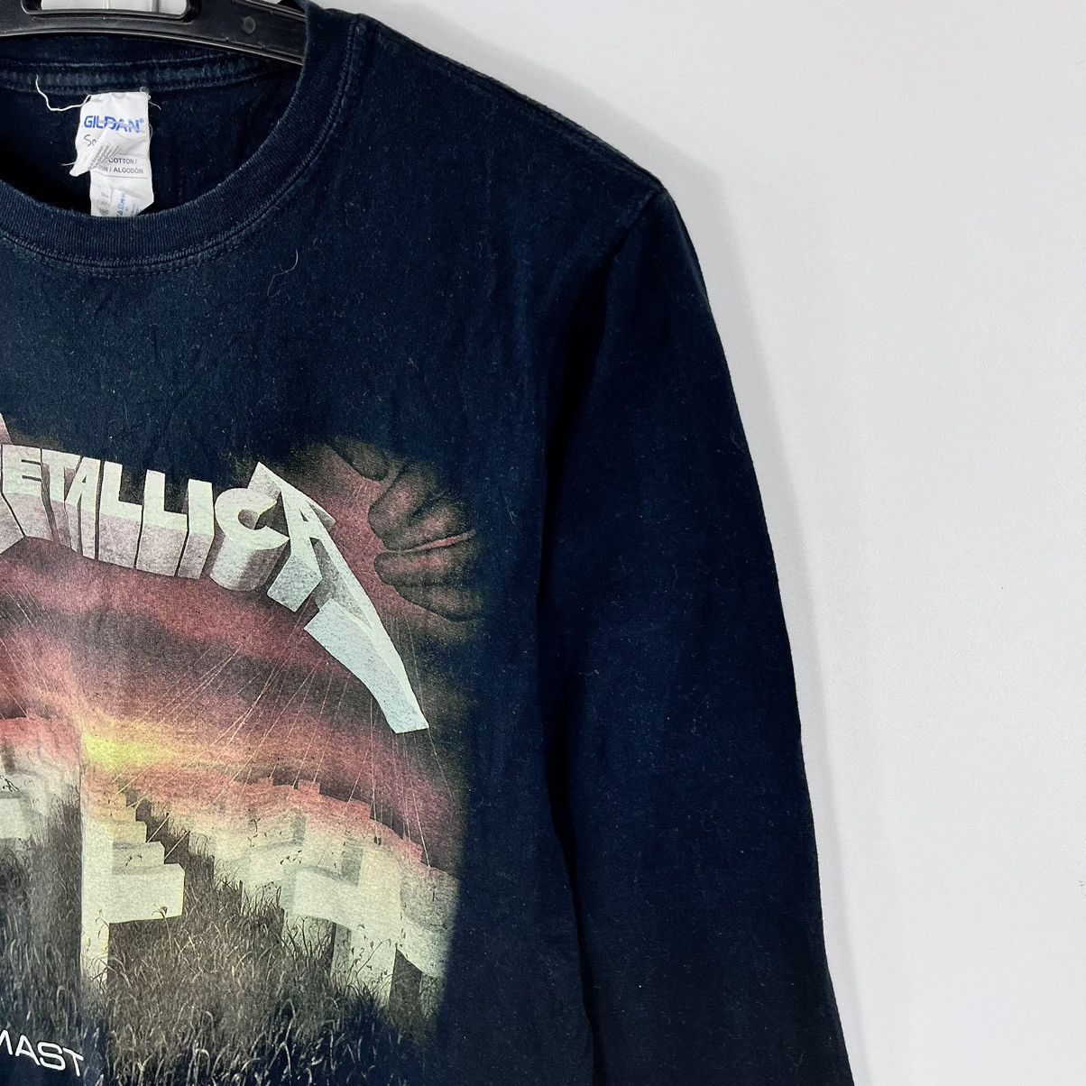 Band Tees × Metallica × Vintage Metallica Damage Masterof Puppets Big Logo Longsleeve Sz M Size US M / EU 48-50 / 2 - 4 Thumbnail