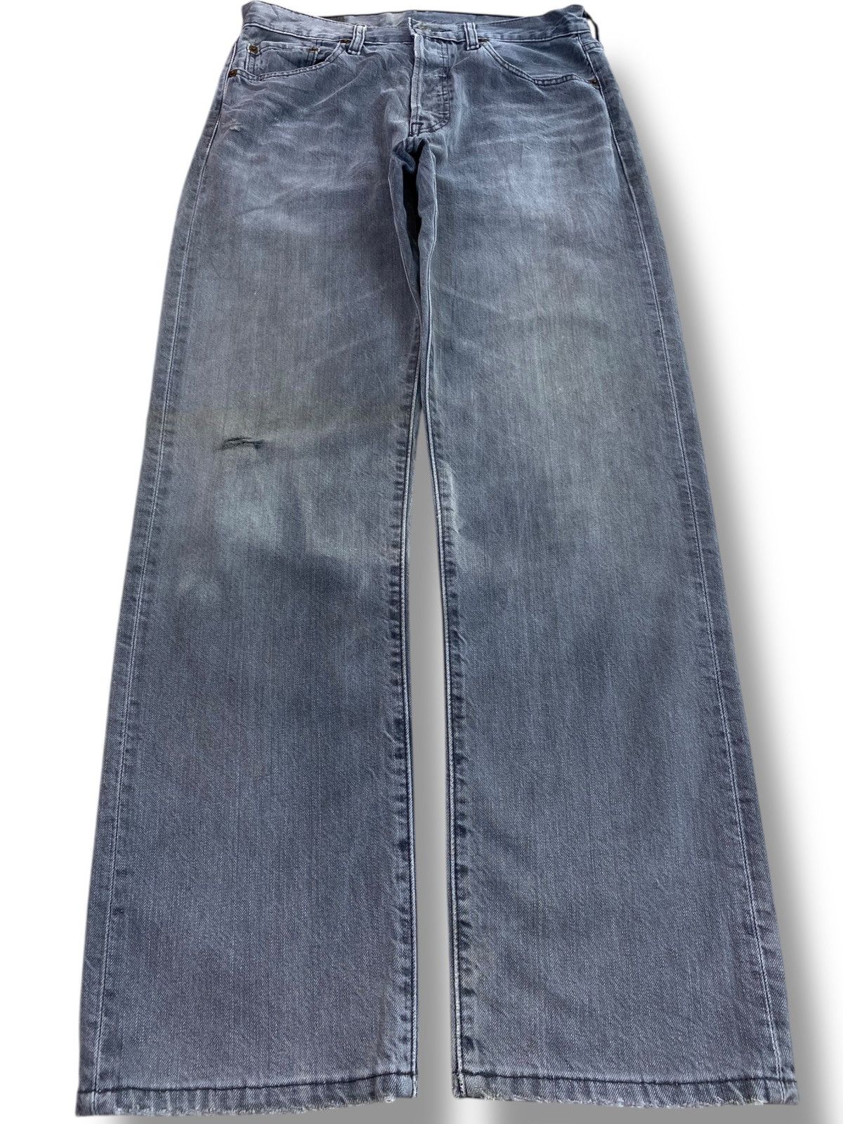 Levi's Levi’s Whiskered Light Wash Style Loose Jeans Size US 30 / EU 46 - 1 Thumbnail