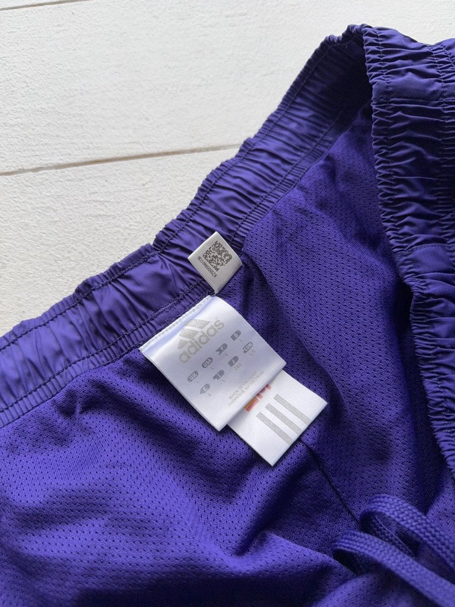 Adidas 00s Retro Adidas Purple Climalite Track Pants Y2K Sport Tech Size US 36 / EU 52 - 7 Thumbnail
