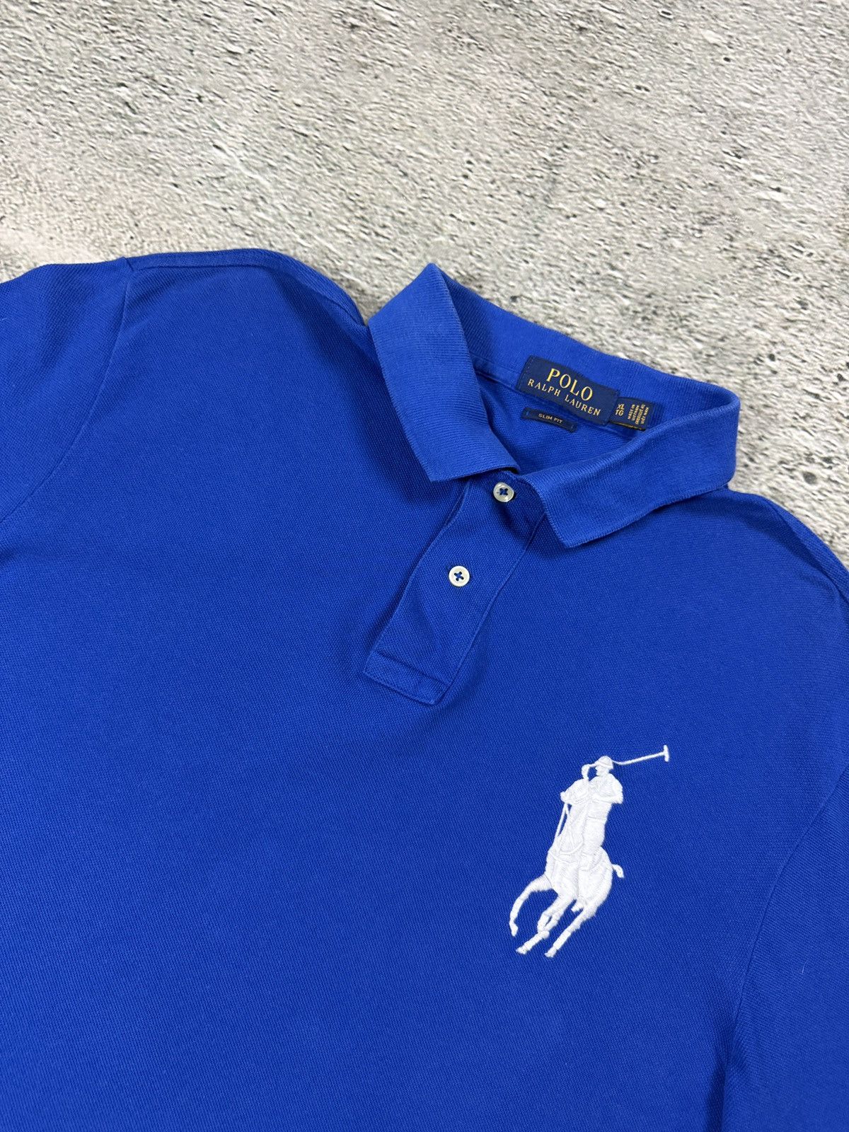 Ralph Lauren Chief Keef Polo Ralph Lauren vintage blue big pony Size US XL / EU 56 / 4 - 2 Thumbnail