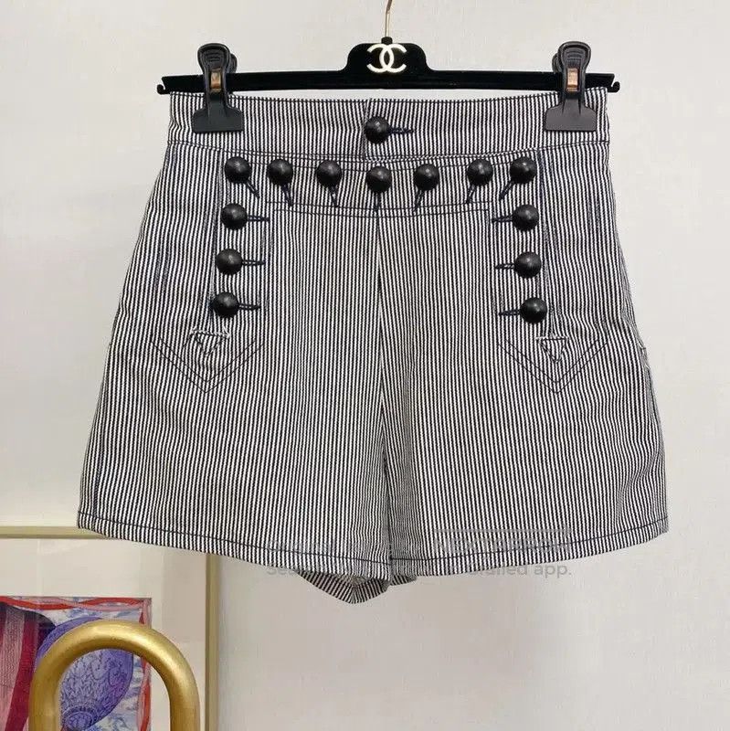 Dior Dior Gray Cotton Women's Shorts . Size 23" - 1 Thumbnail