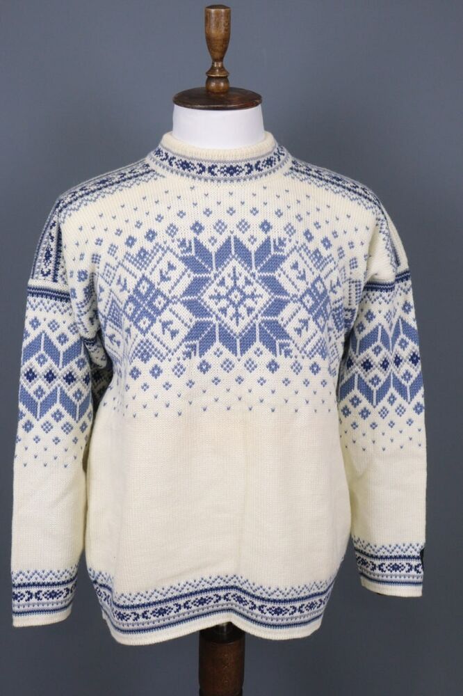 image of Dale Of Norway Ski Sweater in Beige, Men's (Size Large)