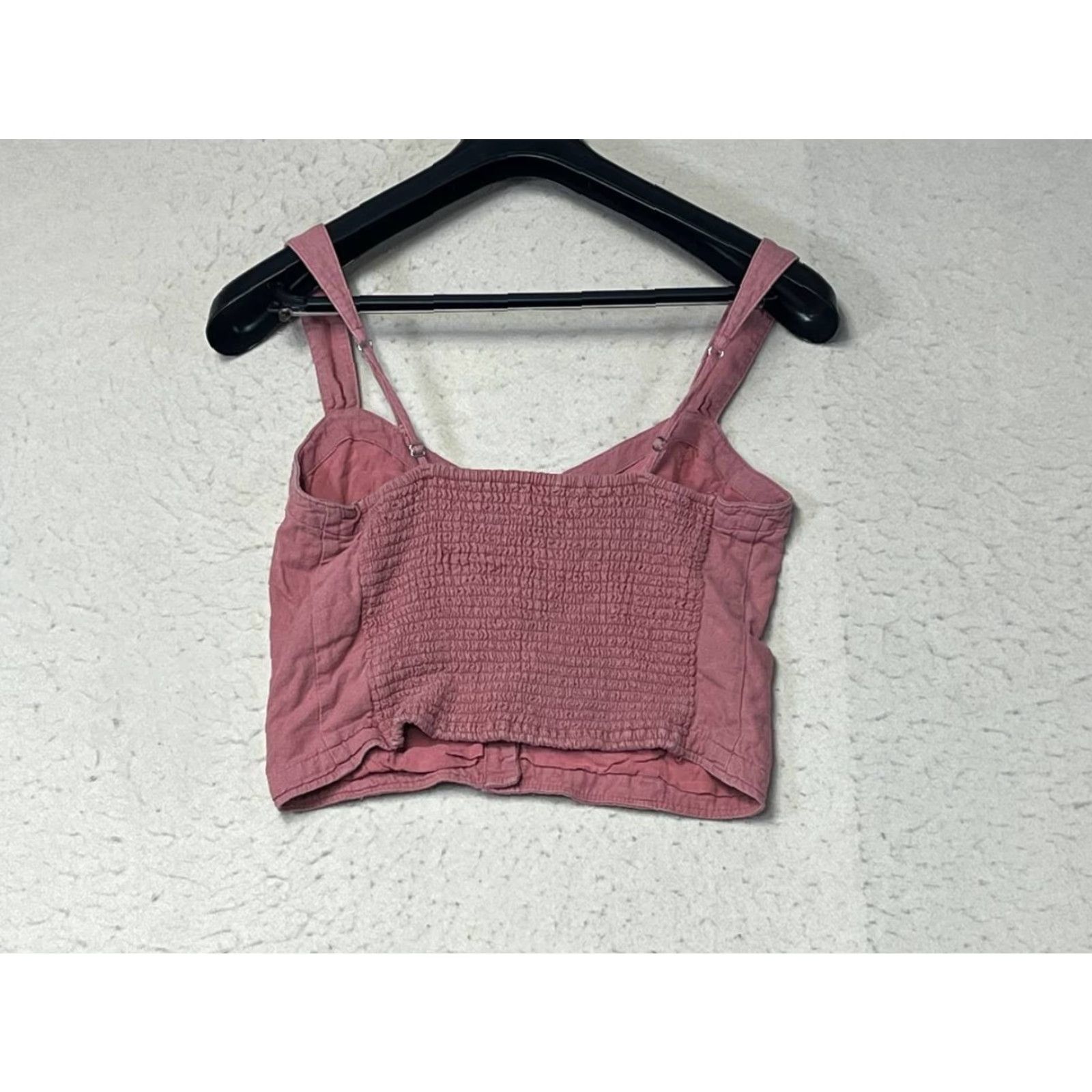 Abercrombie & Fitch Abercrombie & Fitch Women's Pink Y2K Corset Bustier Crop Tank Top M Sleeveless Cropped Pocket? (Note: "Pocket" not in original) Size M / US 6-8 / IT 42-44 - 2 Thumbnail