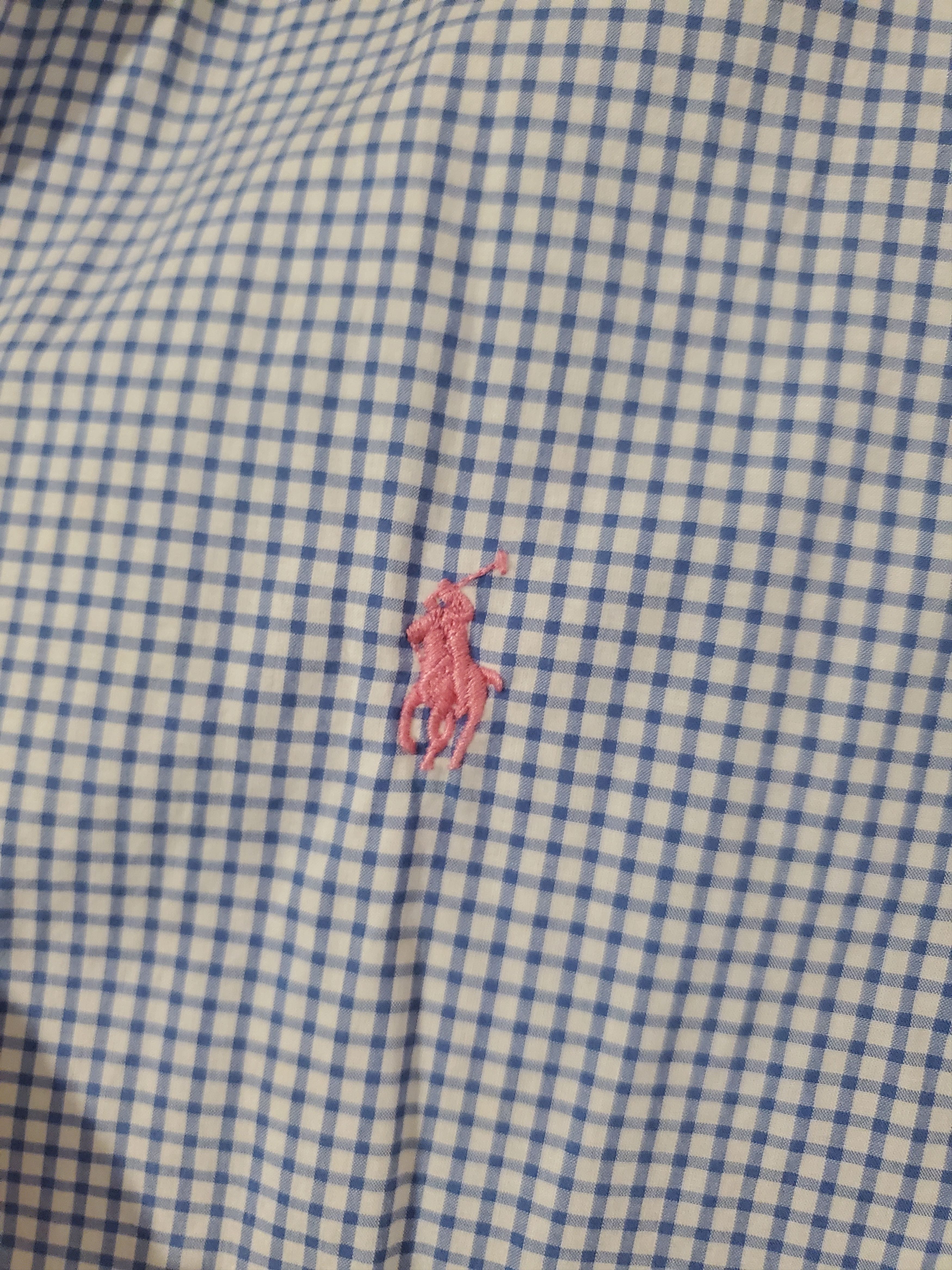 Polo Ralph Lauren Polo Ralph Lauren Mini Check Pattern Shirt Sz 15 Size US S / EU 44-46 / 1 - 2 Thumbnail