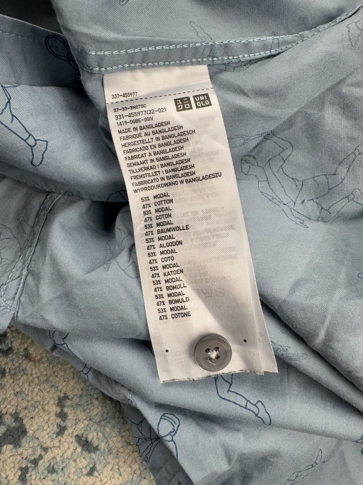 JW Anderson × Uniqlo J.W Anderson x Uniqlo tennis player print short sleeve shirt Size US XL / EU 56 / 4 - 12 Thumbnail