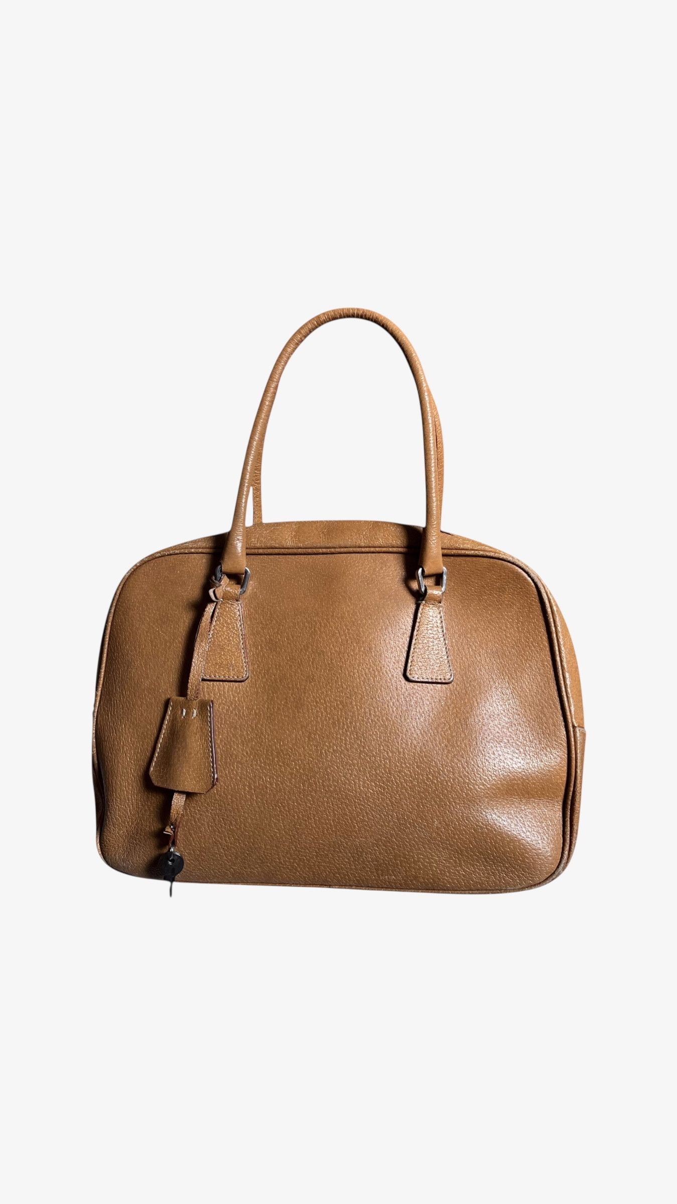 Prada Vintage Y2K Prada Cinghiale Leather Bauletto Shoulder Bag Size ONE SIZE - 1 Thumbnail