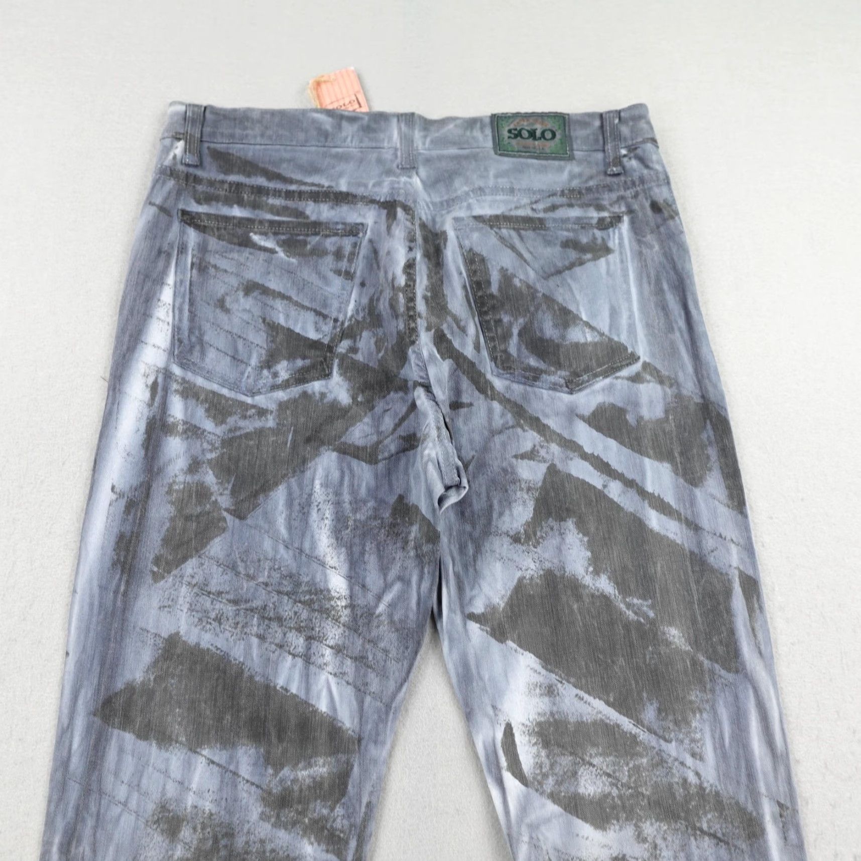 Vintage VINTAGE Solo Semore Jeans Mens 34 Blue Tie Dye Skinny Slim Fit Deadstock USA NEW Jeans Mens 34 Blue Tie Dye Skinny Slim Fit Deadstock USA NEW Size US 34 / EU 50 - 6 Thumbnail