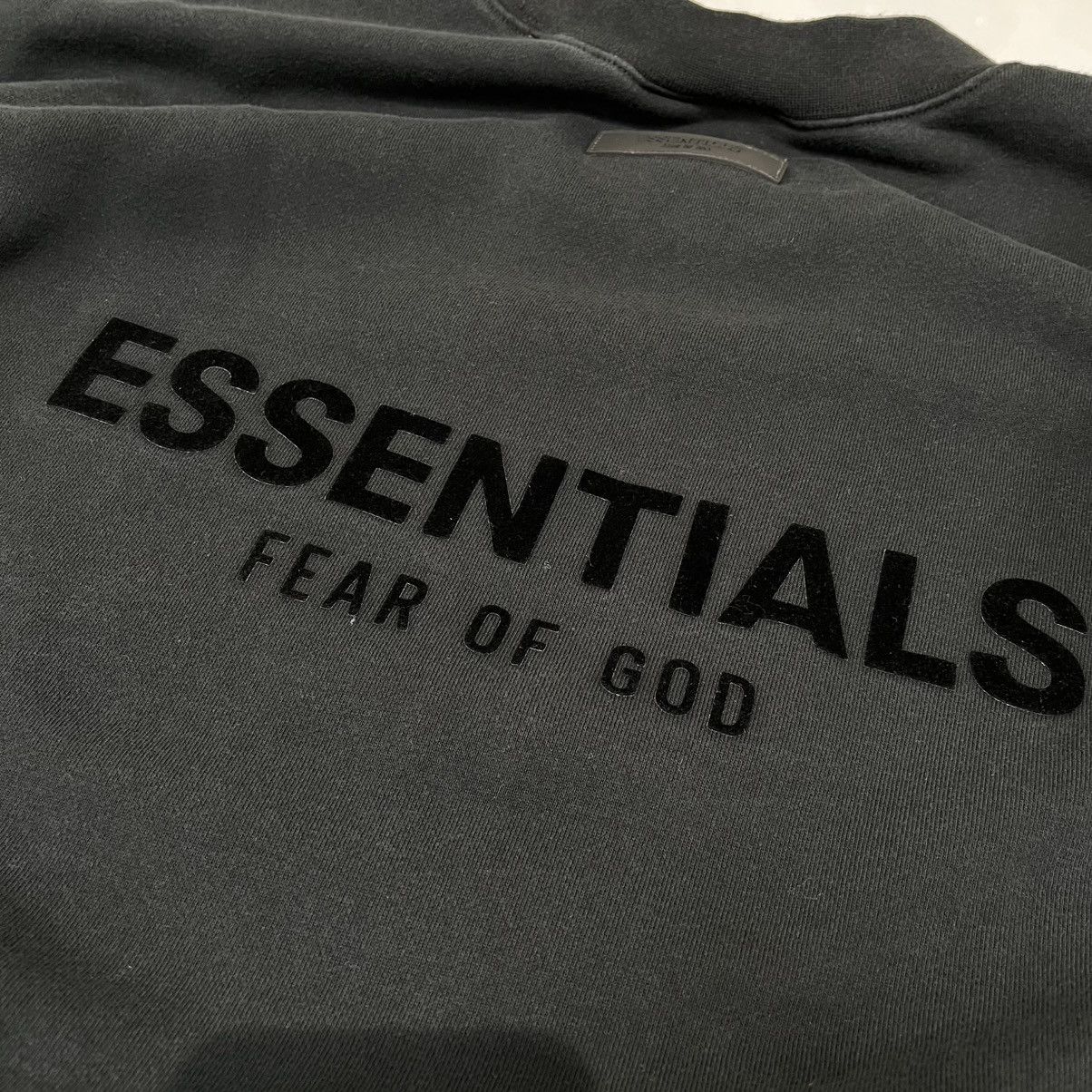 Essentials × Fear of God Fear Of God Essentials Crewneck Black Size US XL / EU 56 / 4 - 4 Thumbnail