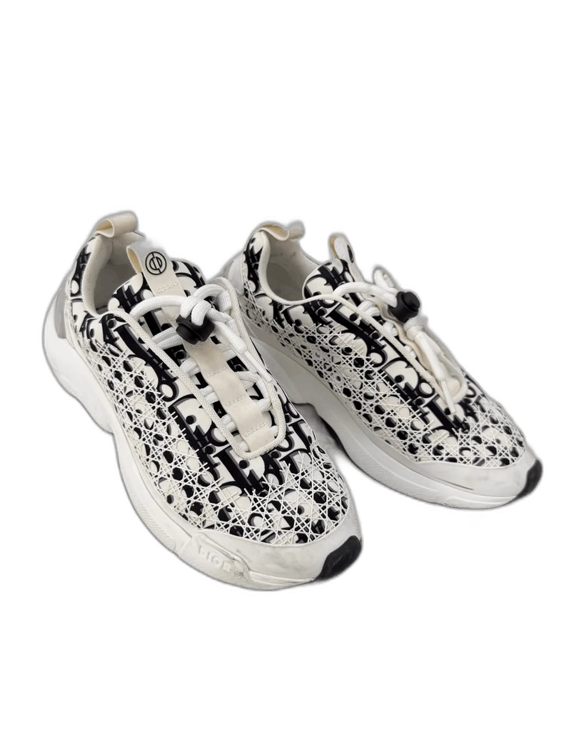 Dior Dior Black and White Sneakers Size 37-2506 Size US 6.5 / EU 39-40 - 1 Thumbnail