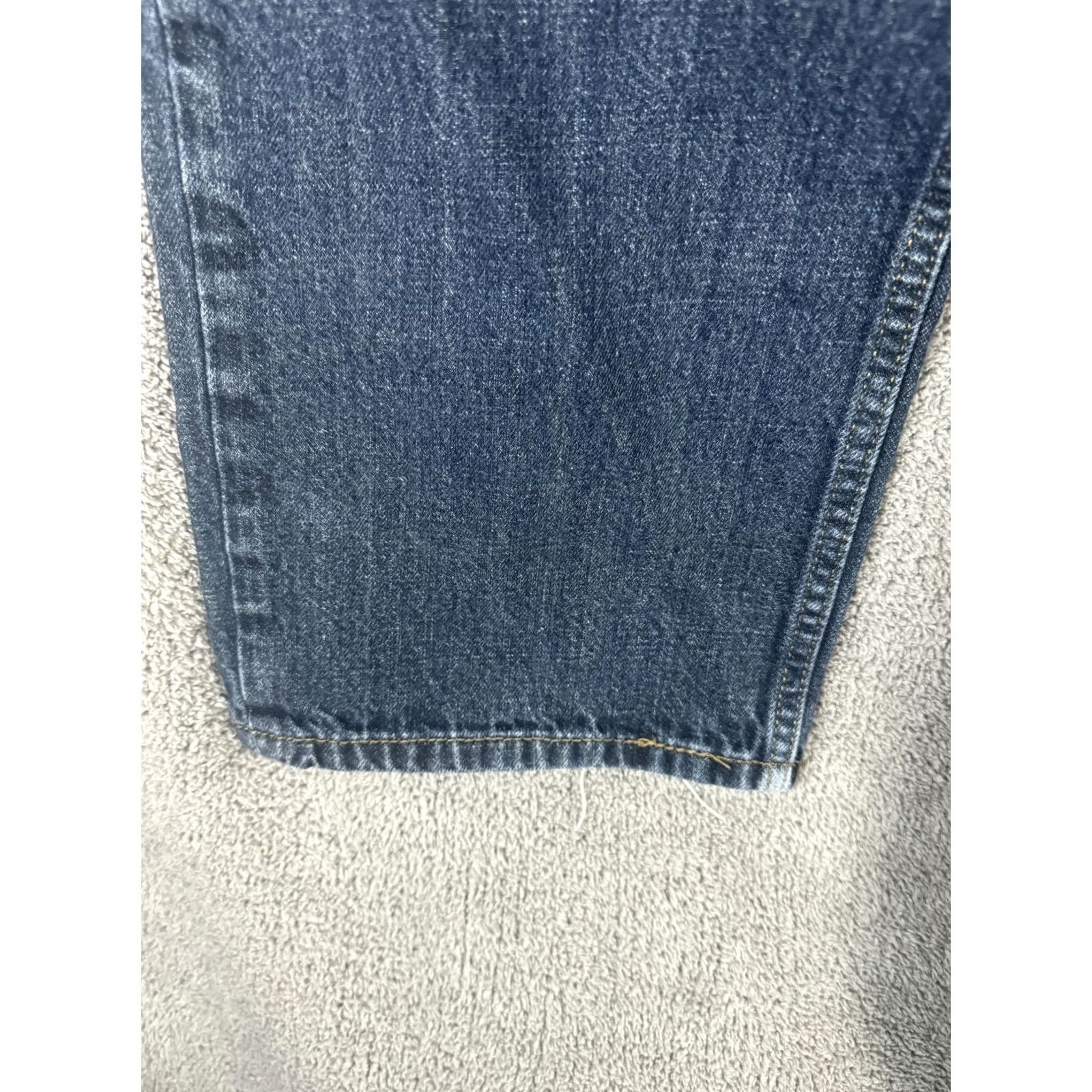 Levi's Levi's 514 Jeans Mens 40x30 Blue Denim Straight Regular Fit Medium Wash Size US 40 / EU 56 - 6 Thumbnail