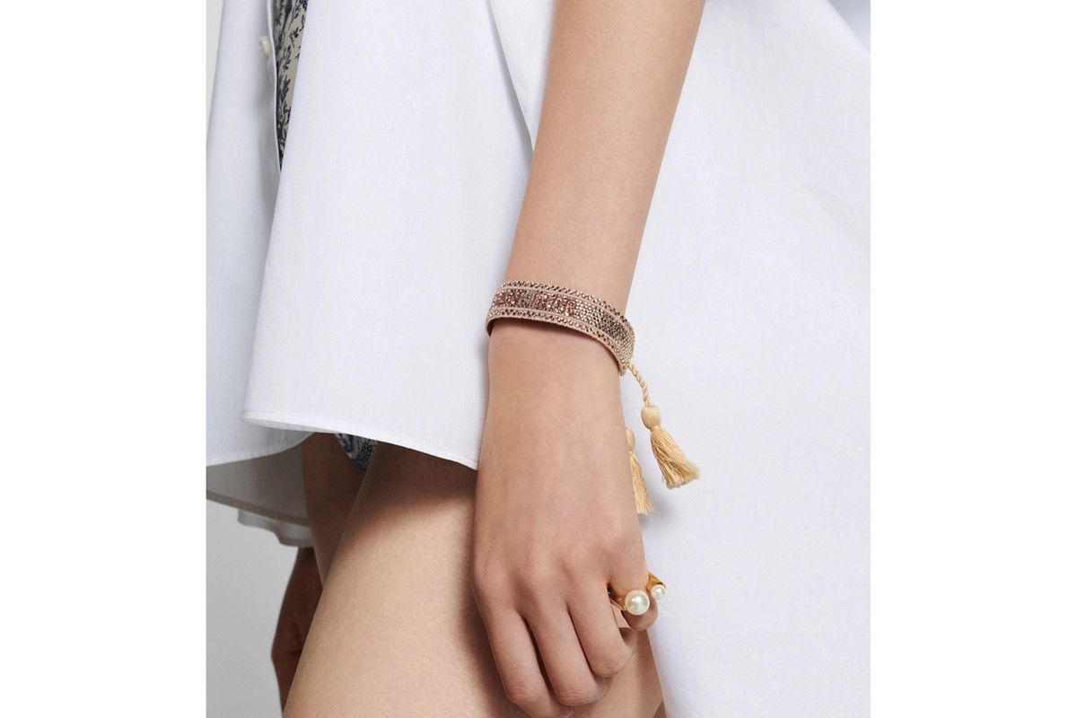 Dior o1bcso1str0126 Size: OS/Christian Bracelet in Nude/Golden Size ONE SIZE - 5 Thumbnail