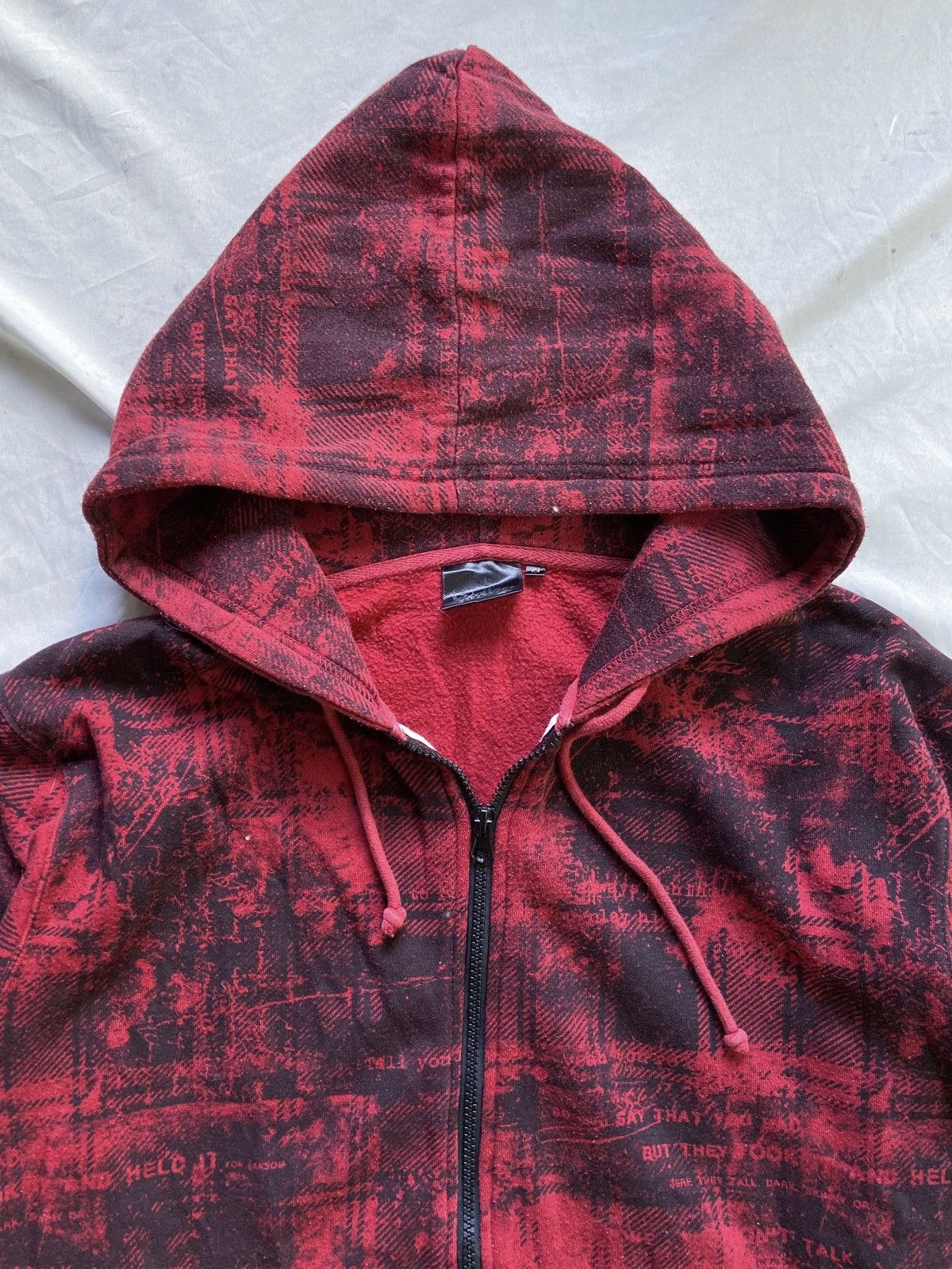 Japanese Brand SAY THAT YOU HAD BUT THEY POOR AND HELL ZIP HOODIE Size US M / EU 48-50 / 2 - 2 Thumbnail