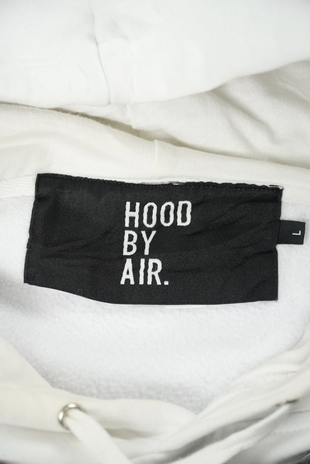 Hood By Air Hood By Air White Printed Hoodie Size US L / EU 52-54 / 3 - 8 Thumbnail