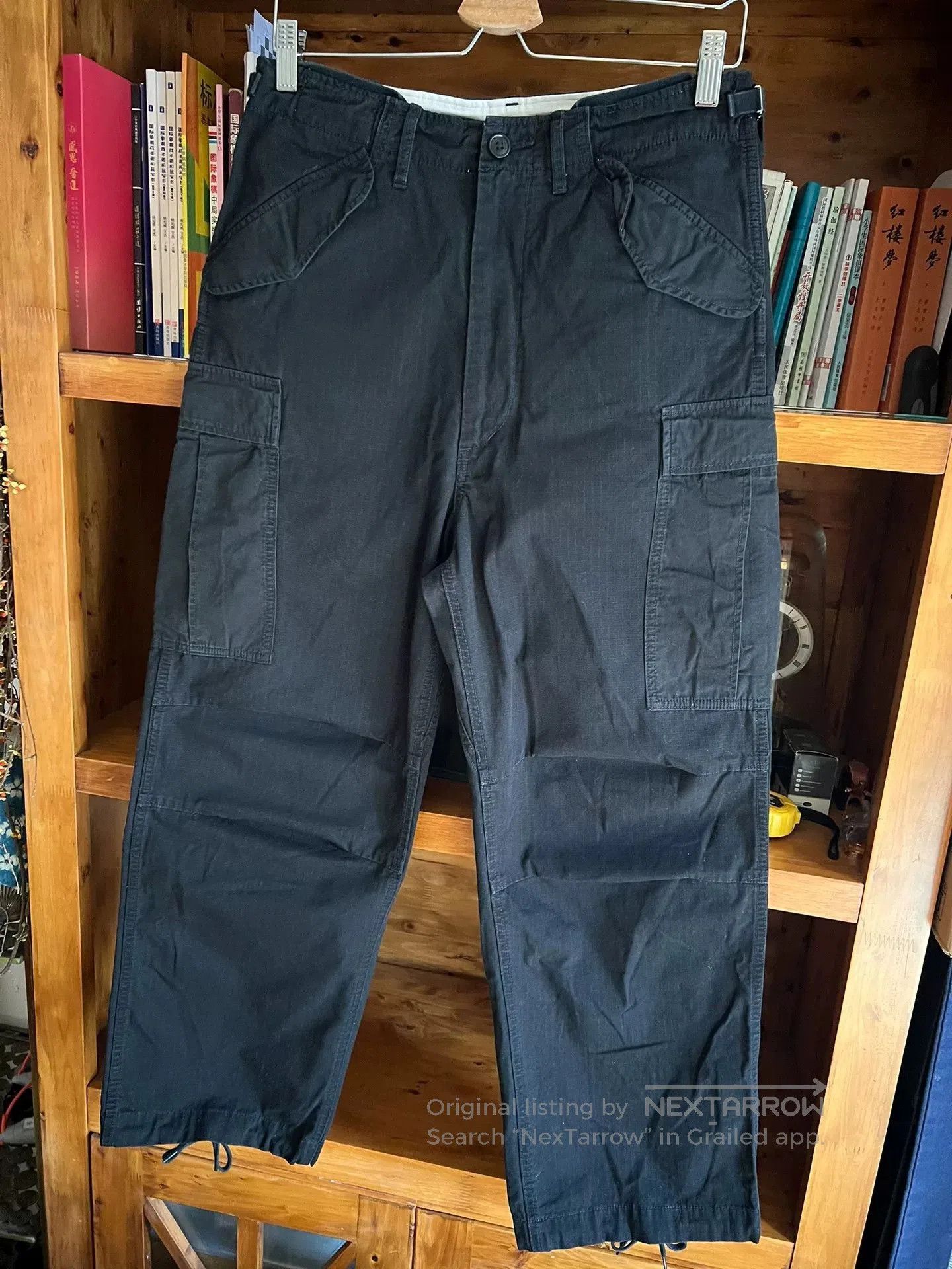 RRL Ralph Lauren black military cargo pants with great details. Size US 30 / EU 46 - 3 Thumbnail