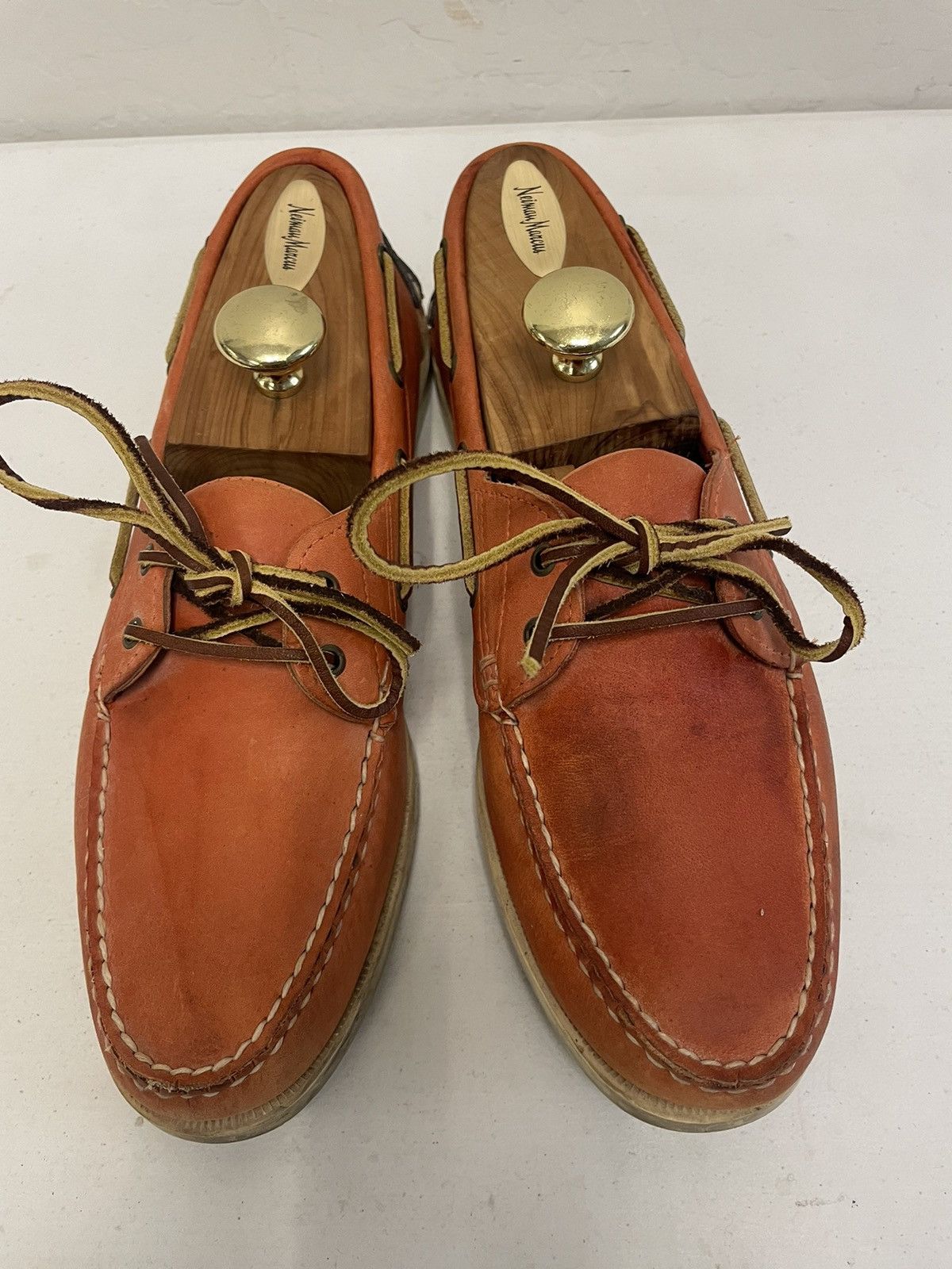 Ralph Lauren Black Label Colorblock Leather Boat Shoe Size US 9.5 / EU 42-43 - 1 Thumbnail