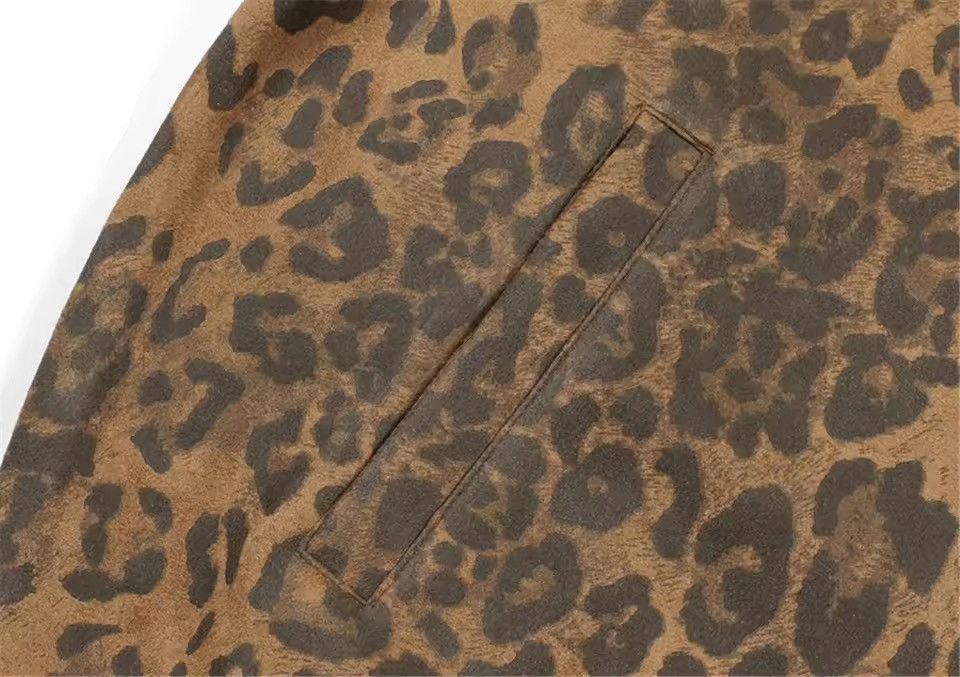 Other Leopard Retro Vintage Style Zipper Jacket Sweatshirt Size US M / EU 48-50 / 2 - 6 Thumbnail