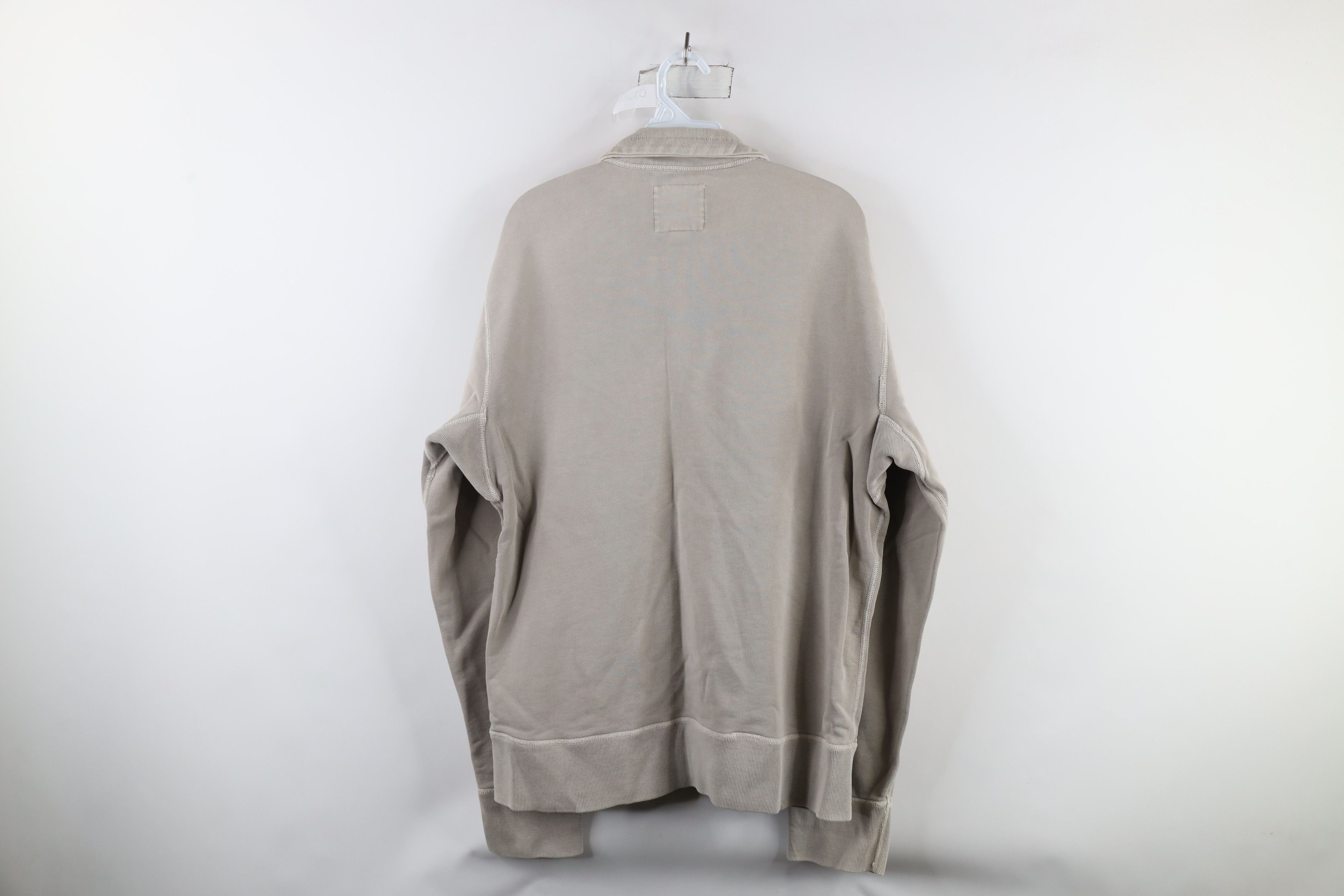 J.Crew × Vintage J Crew Stonewash Vintage Fleece Full Zip Sweatshirt Gray Size US L / EU 52-54 / 3 - 8 Thumbnail
